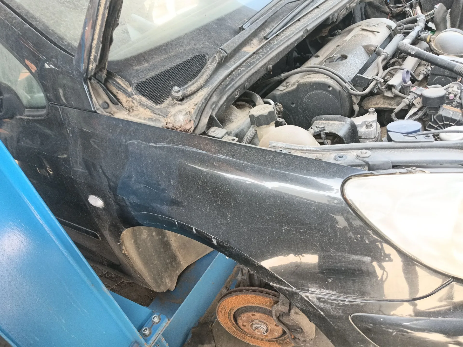 Aleta Delantera Derecha para Peugeot 307 Cc (3B)