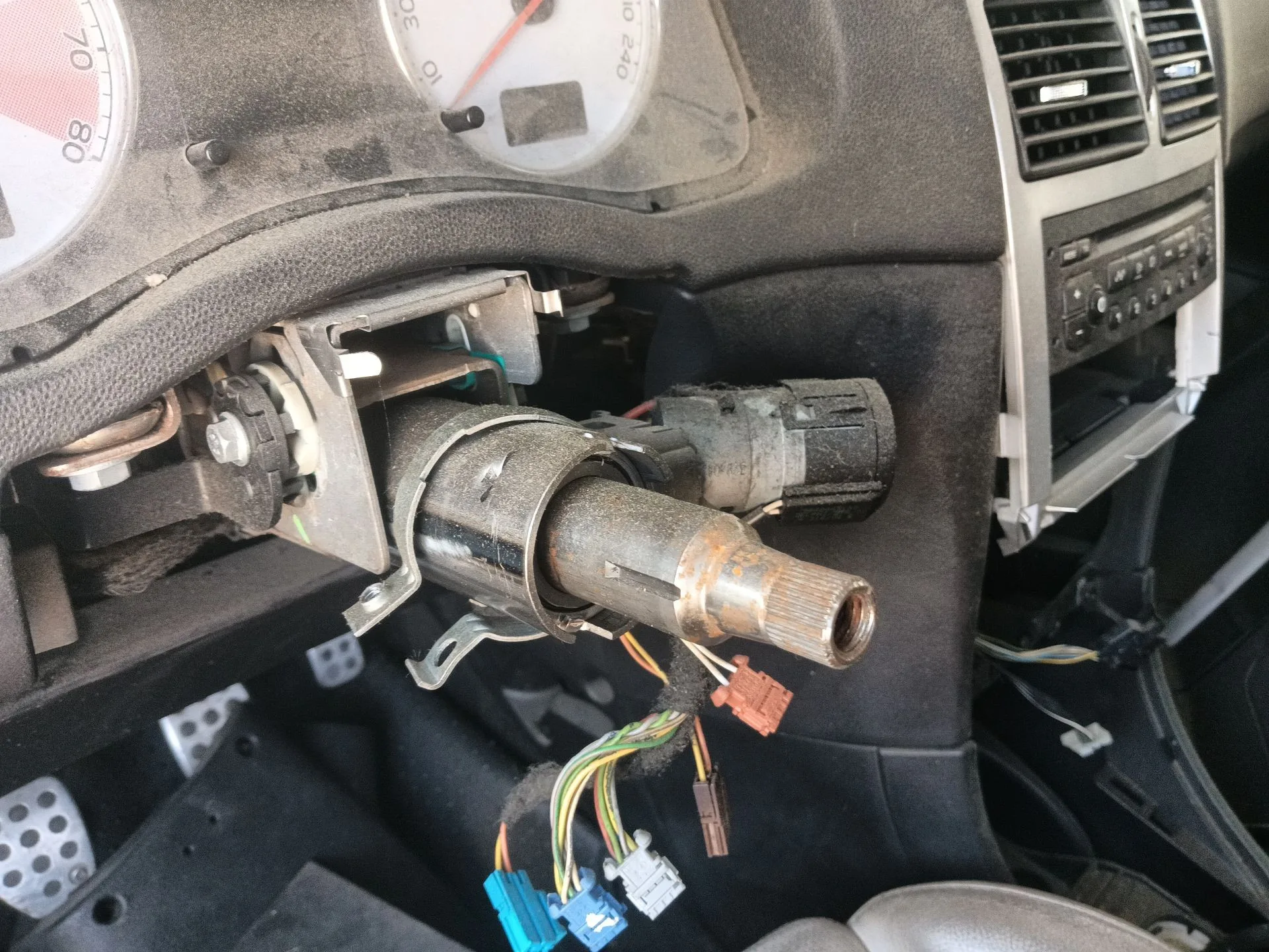 Columna Direccion para Peugeot 307 Cc (3B)
