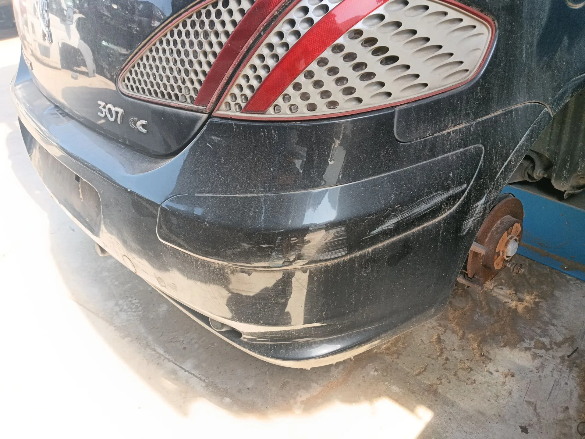 Paragolpes Trasero para Peugeot 307 Cc (3B)