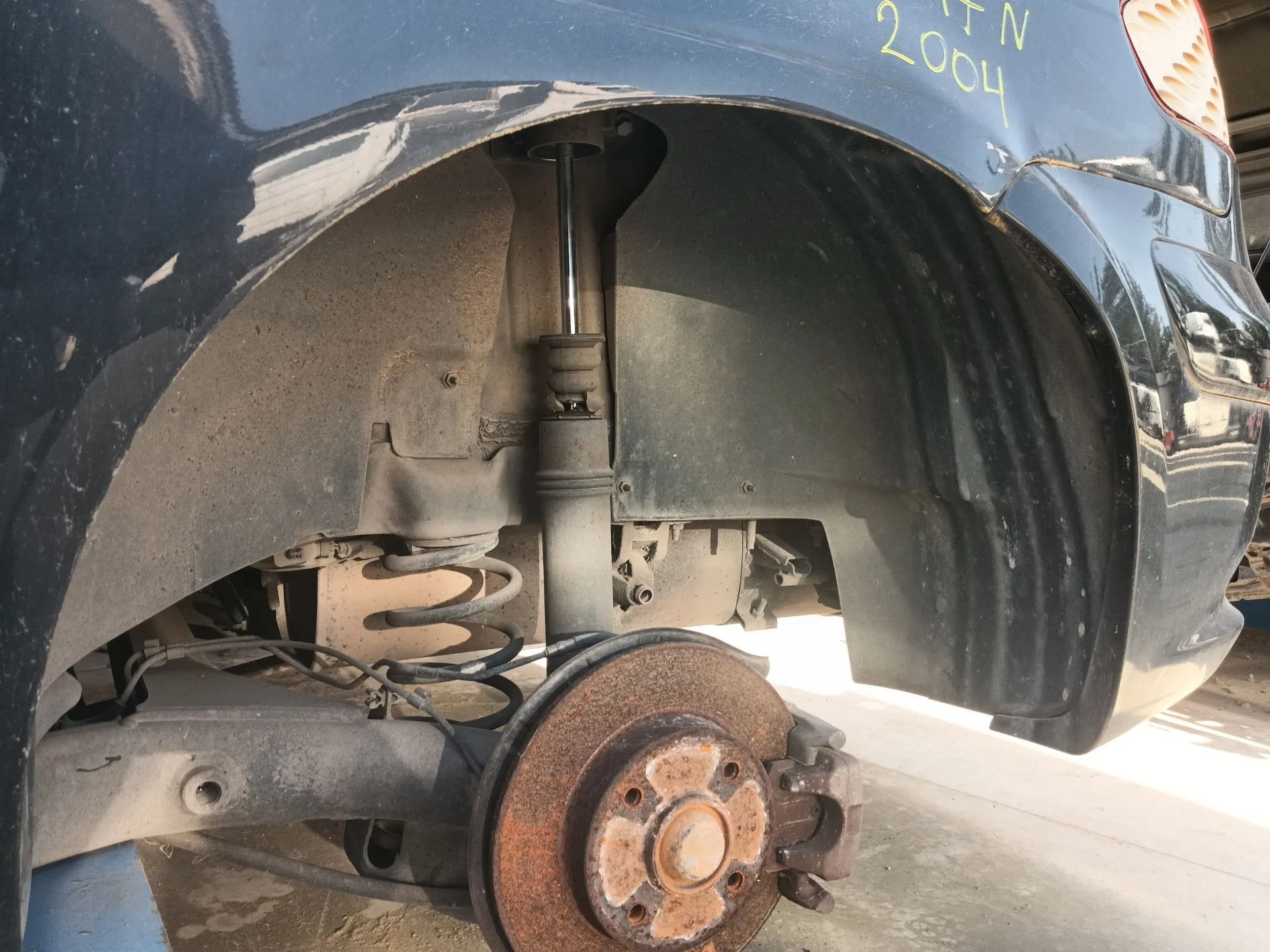 Paso De Rueda Trasero Izquierdo para Peugeot 307 Cc (3B)