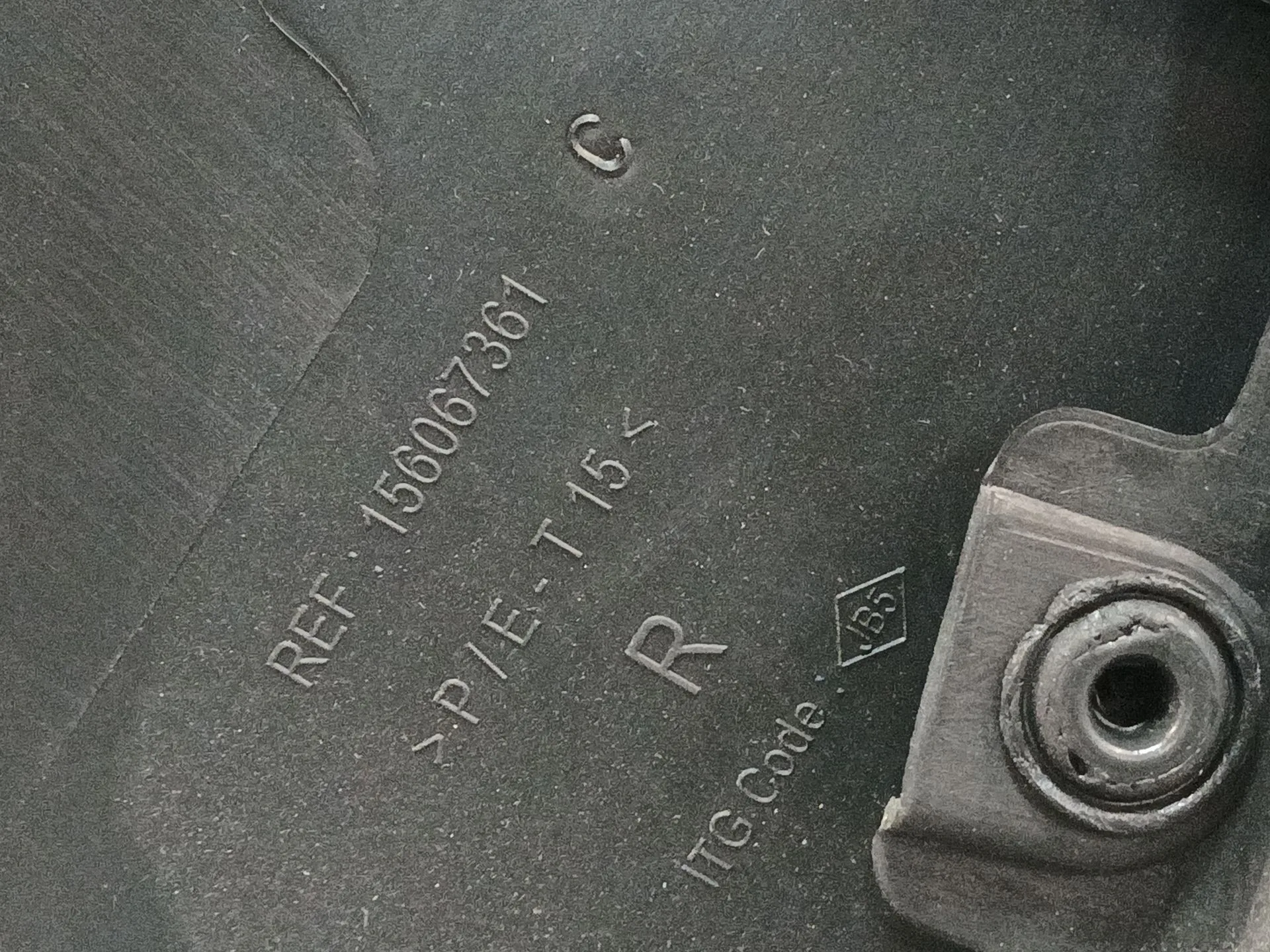 Guarnecido Puerta Trasera Derecha para Renault Captur I (J5_, H5_)