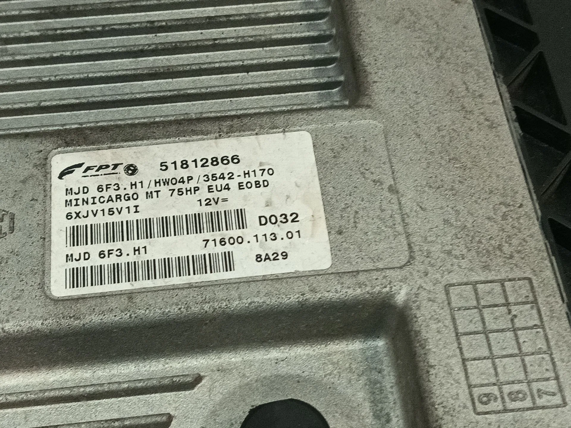 Centralita Motor Uce para Fiat Fiorino Monospace (225_)