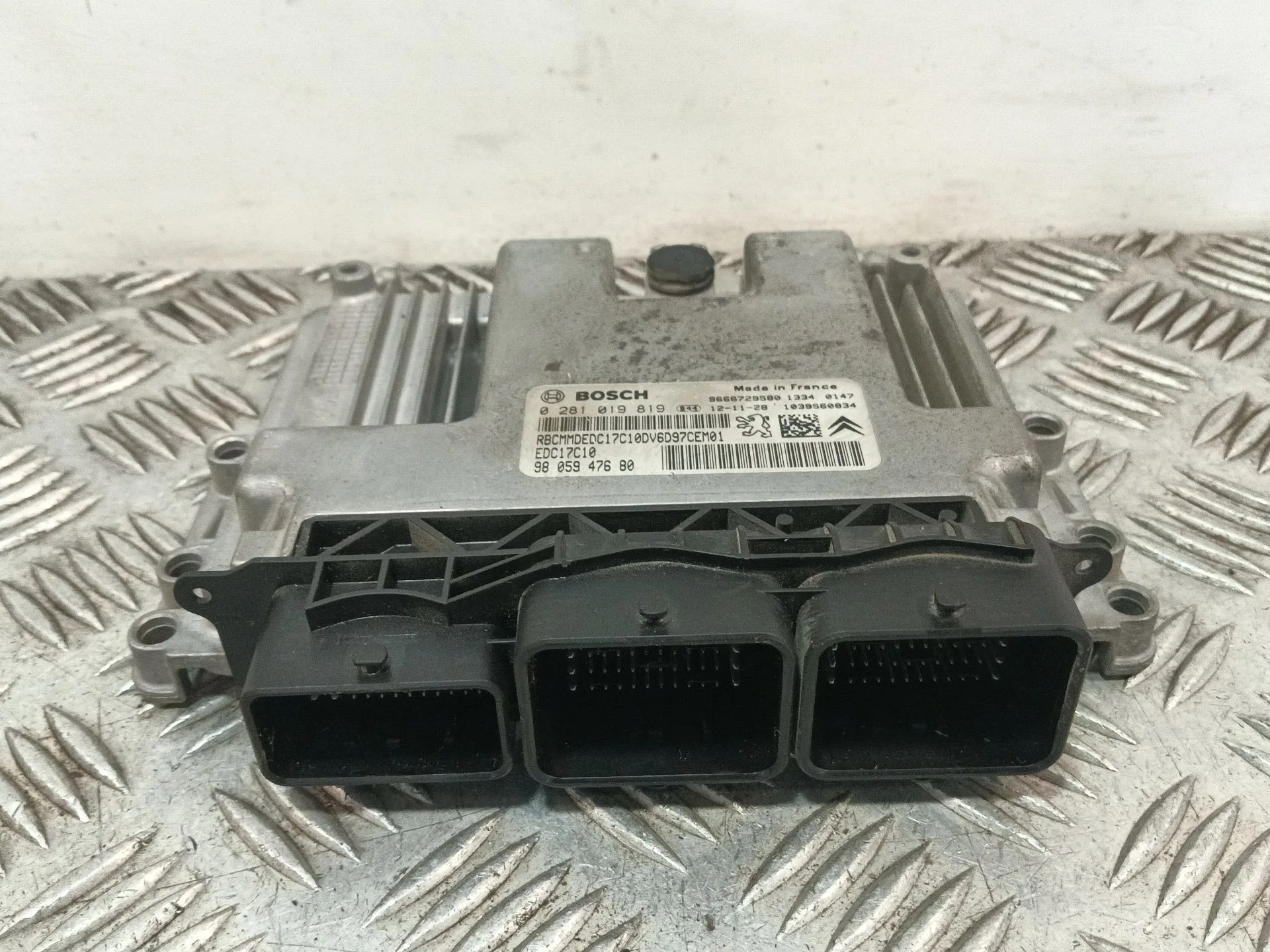 Centralita Motor Uce para Citroën C-Elysee (Dd_)