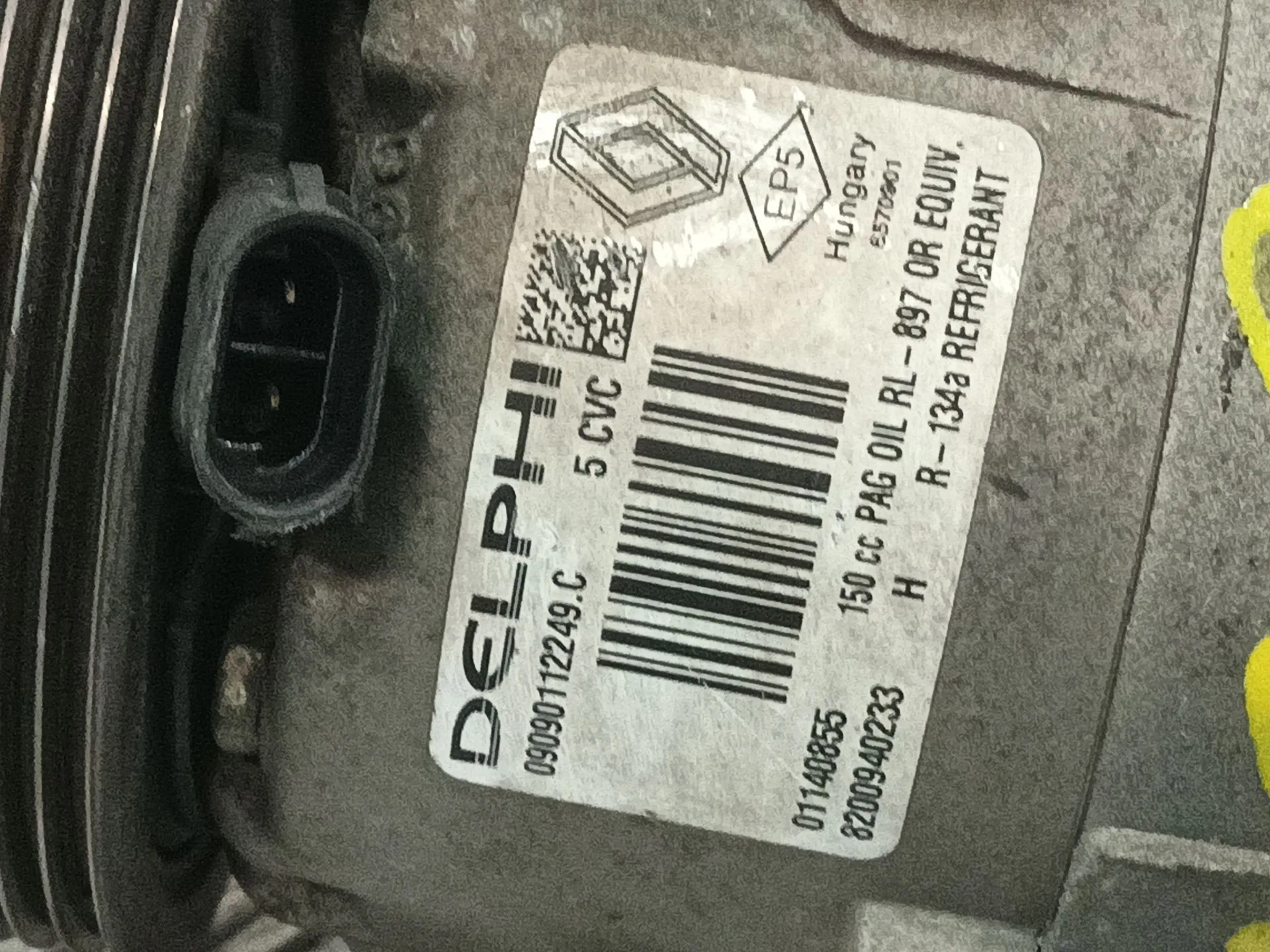 Compresor Aire Acondicionado para Renault Megane Ii Coupe/Cabrio