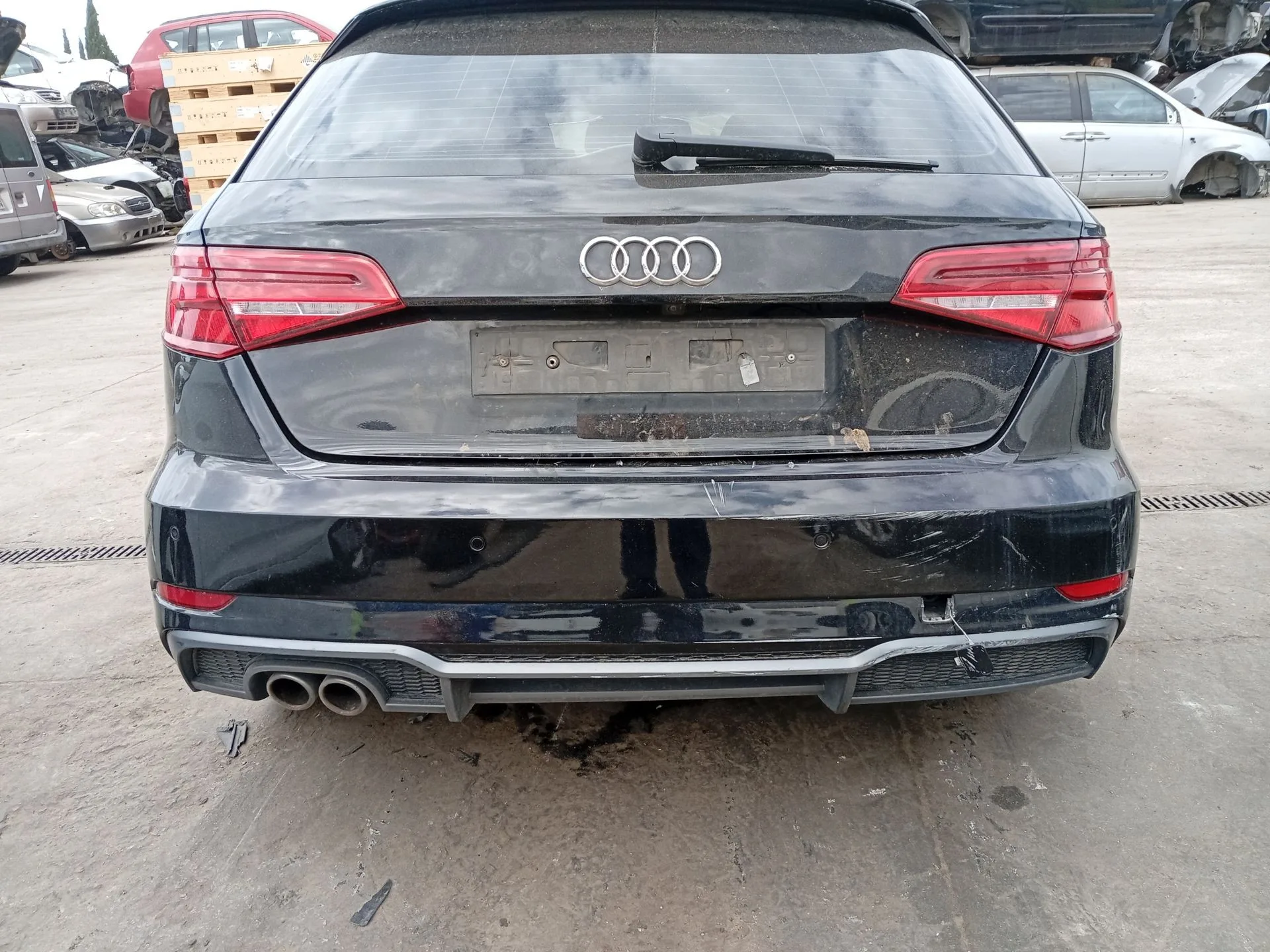 Paragolpes Trasero para Audi A3 Sportback (8Va, 8Vf)