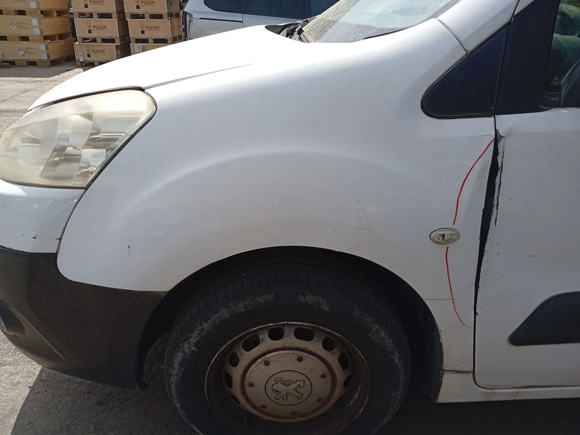 Aleta Delantera Izquierda para Peugeot Partner Furgoneta/Monovolumen
