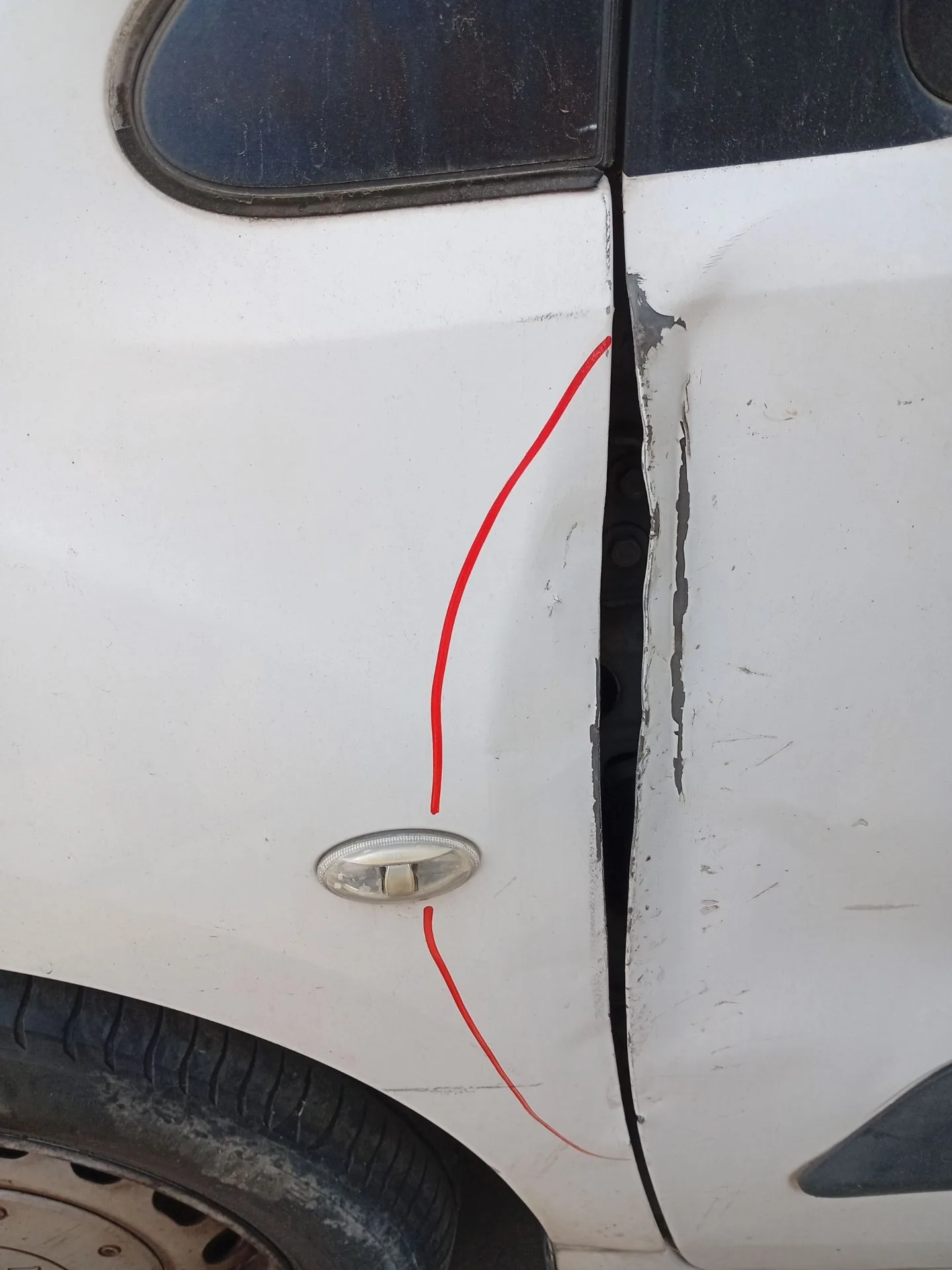 Aleta Delantera Izquierda para Peugeot Partner Furgoneta/Monovolumen