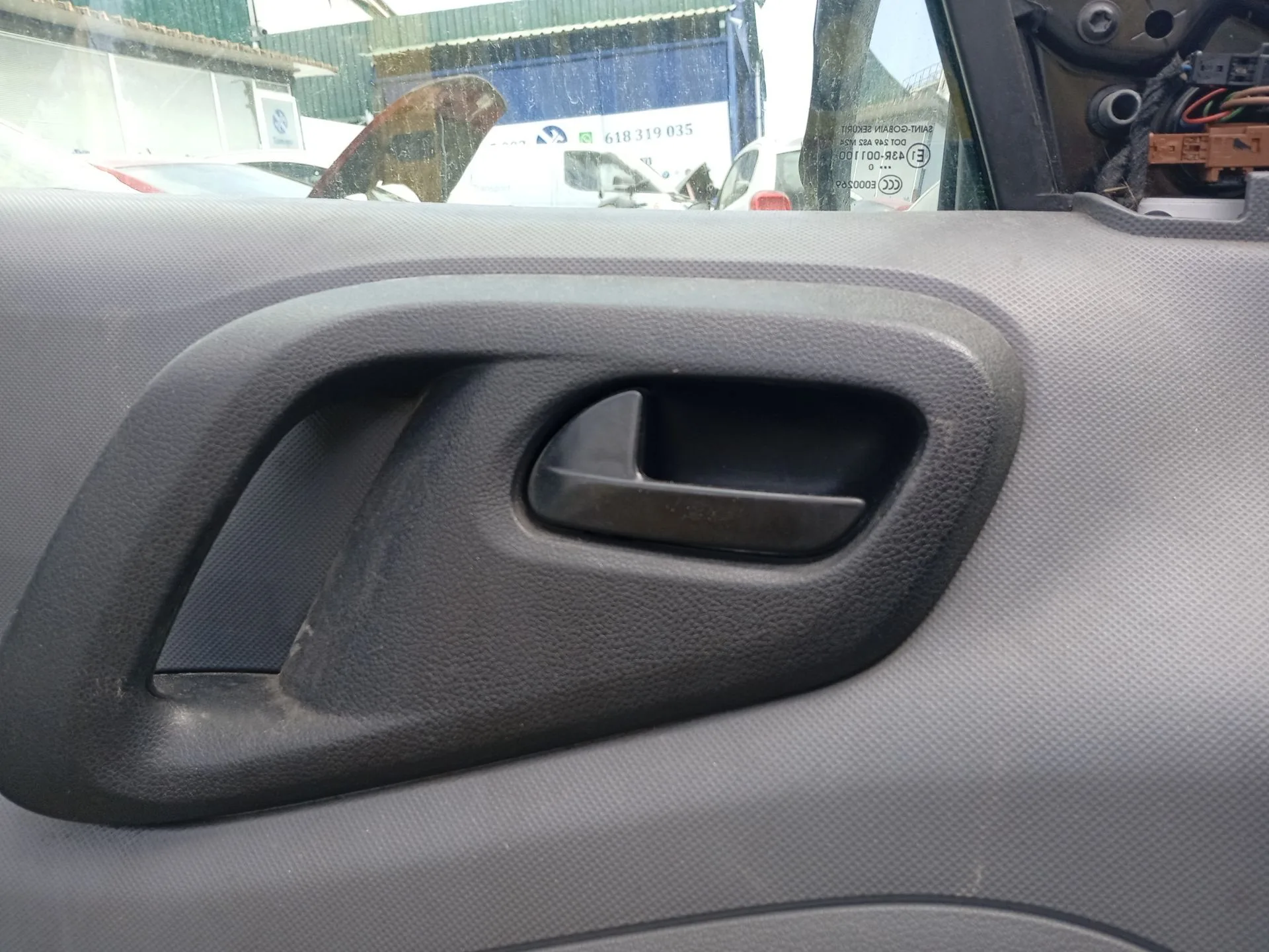 Maneta Interior Delantera Izquierda para Peugeot Partner Furgoneta/Monovolumen