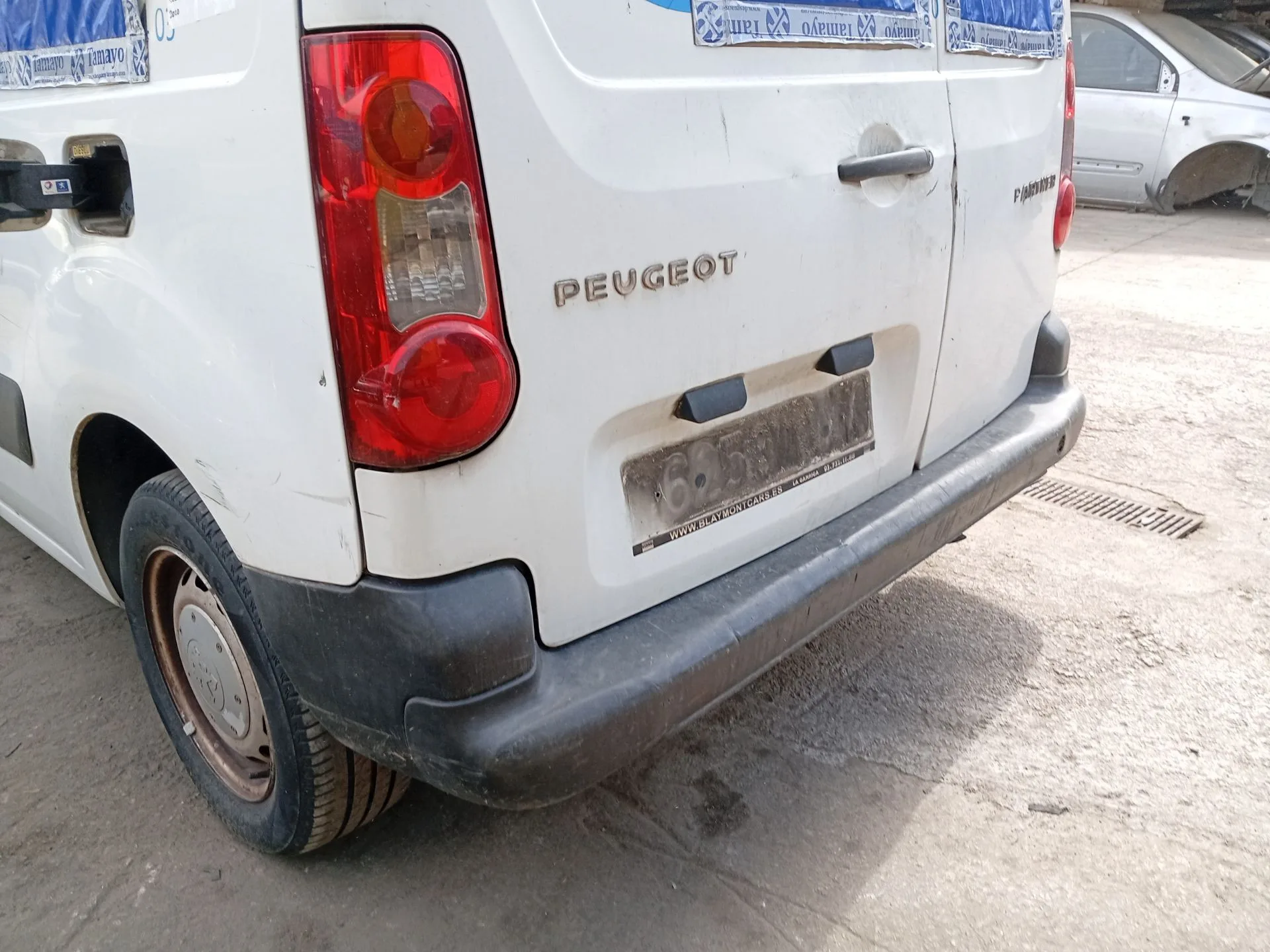 Paragolpes Trasero para Peugeot Partner Furgoneta/Monovolumen