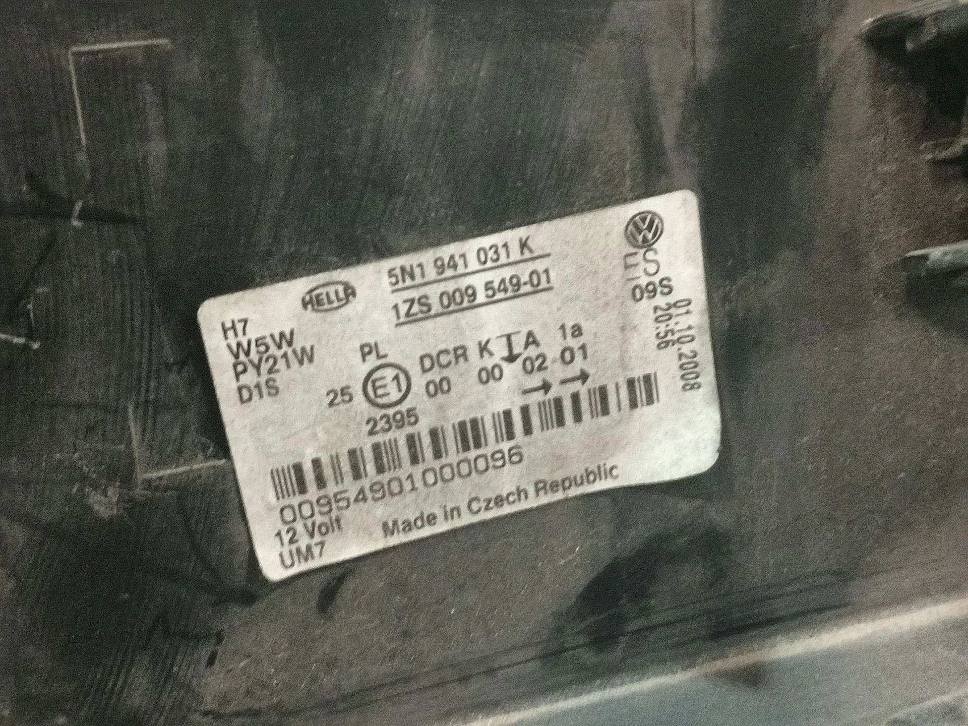 Faro Izquierdo para Volkswagen Tiguan (5N_)
