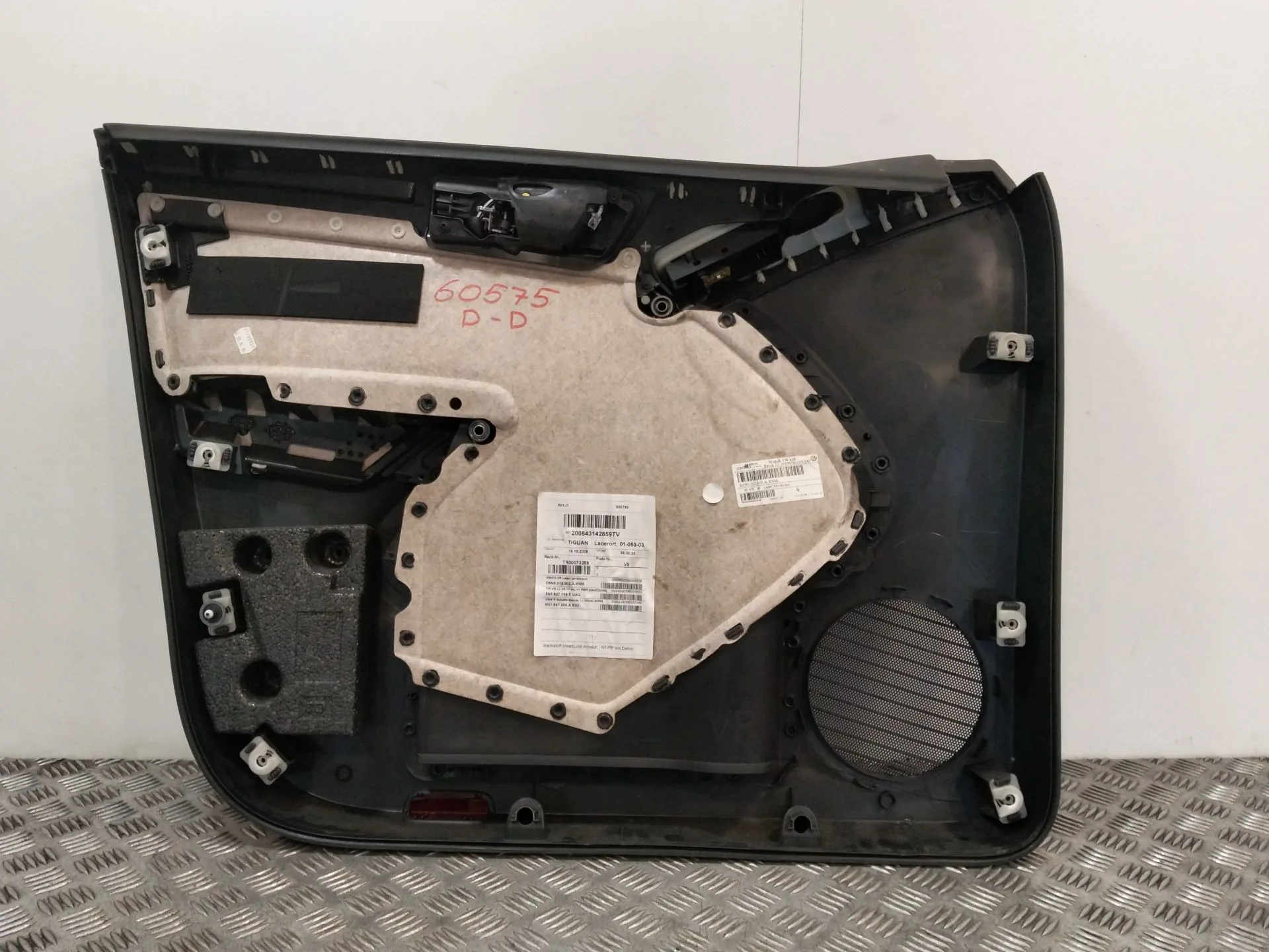 Guarnecido Puerta Delantera Derecha para Volkswagen Tiguan (5N_)