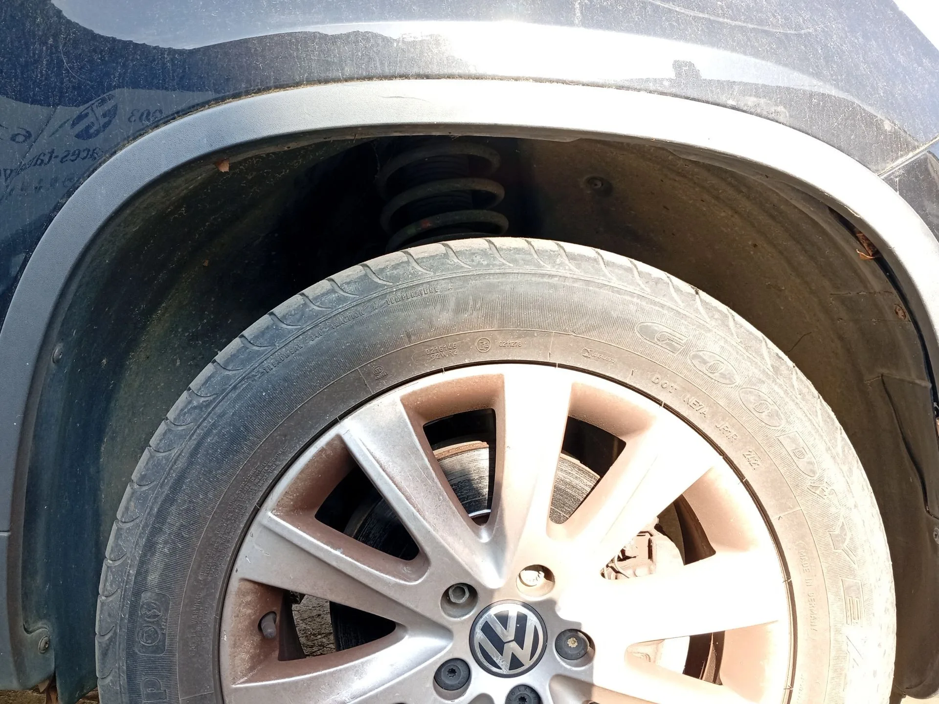 Paso De Rueda Delantero Derecho para Volkswagen Tiguan (5N_)