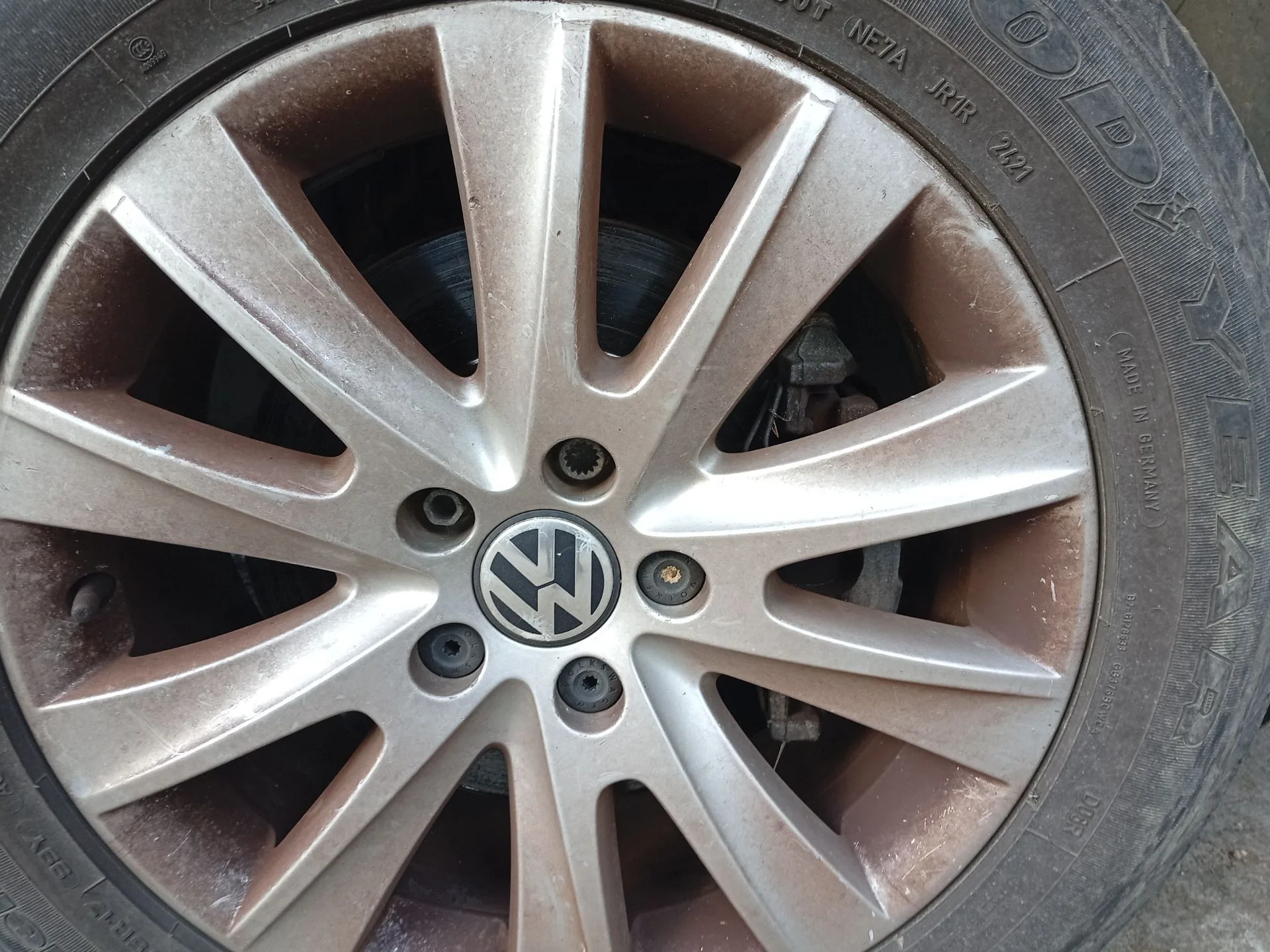 Pinza Freno Delantera Derecha para Volkswagen Tiguan (5N_)
