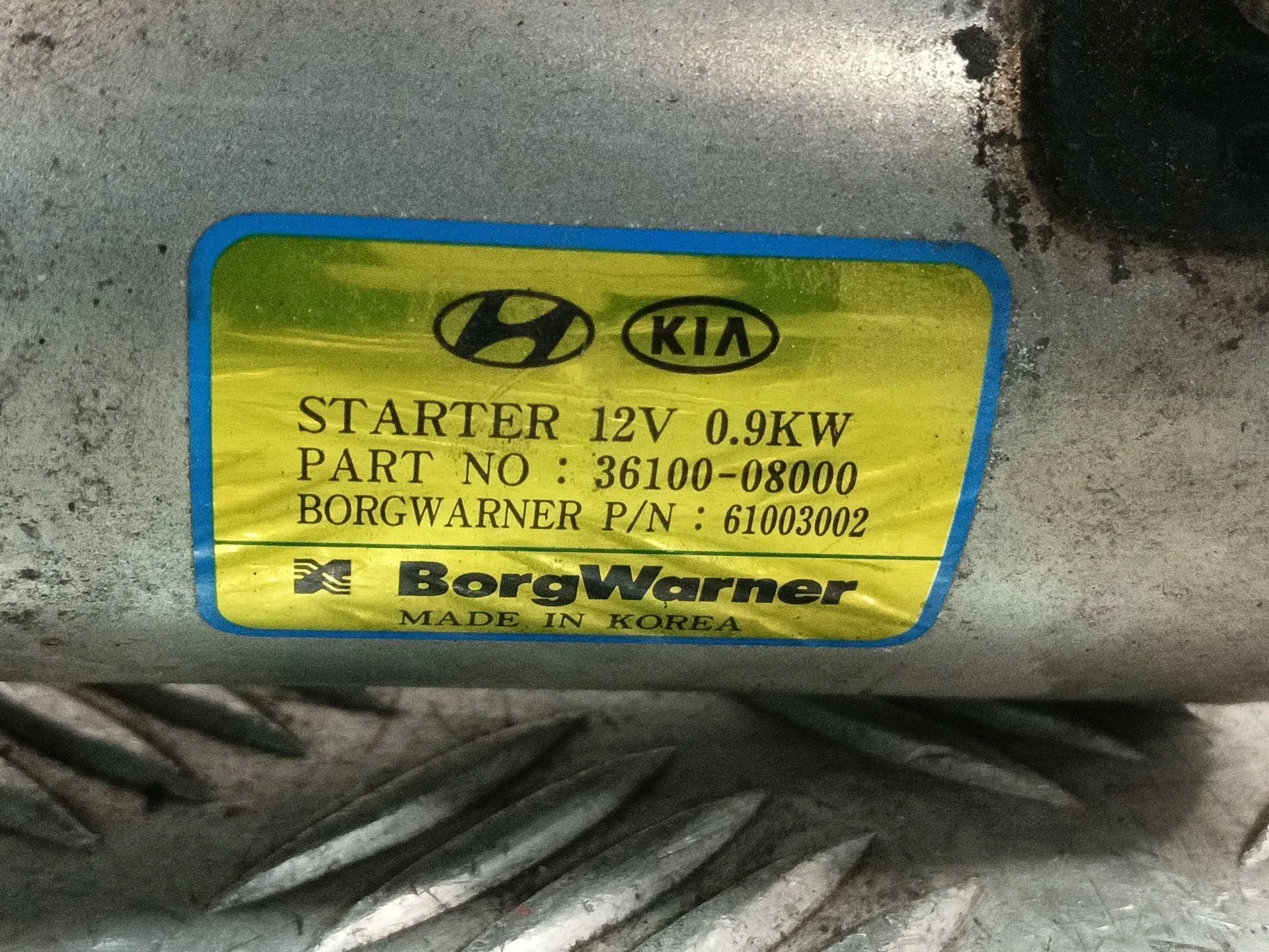 Motor Arranque para Kia Xceed (Cd)