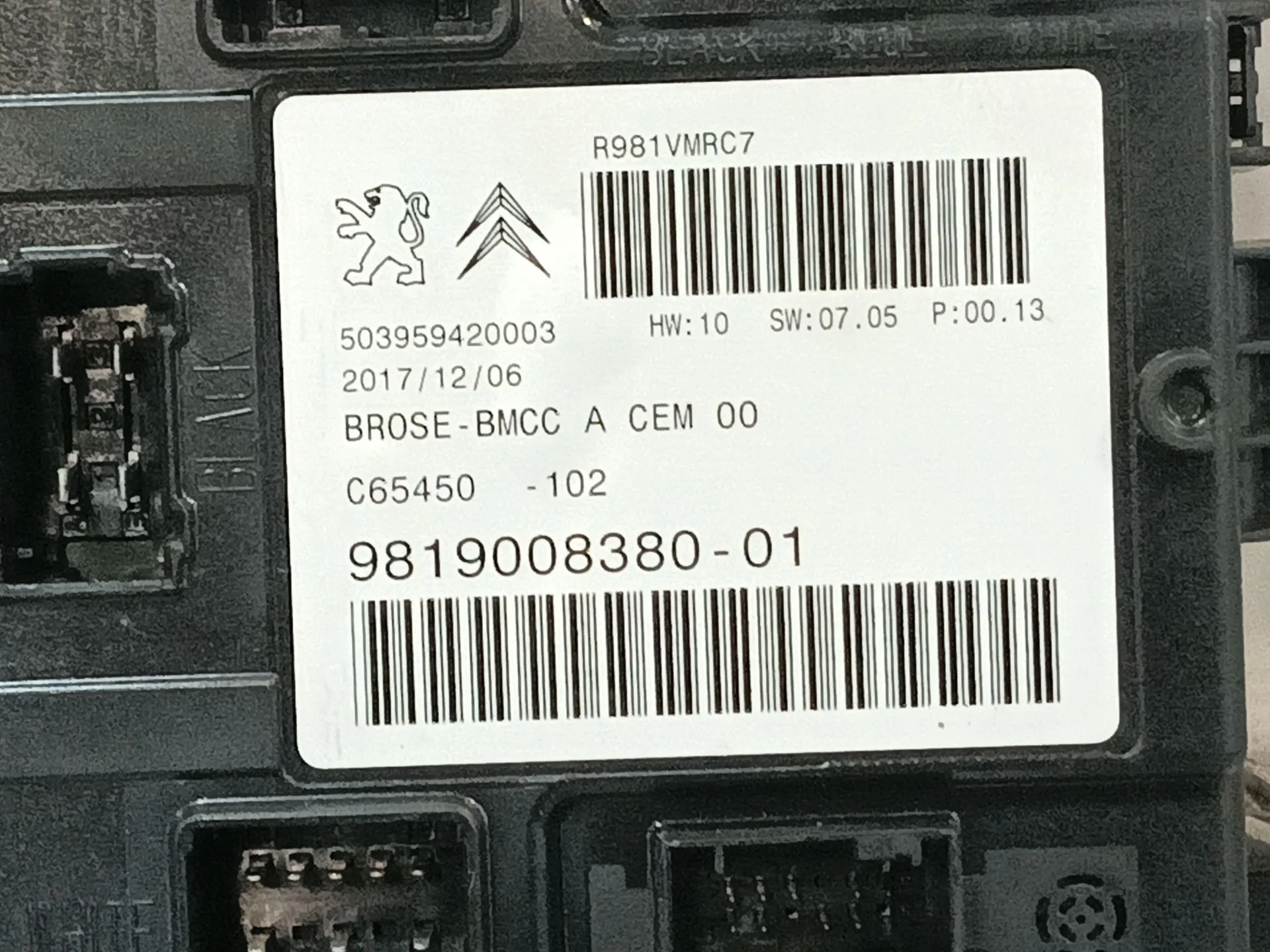 Modulo Electronico para Peugeot 3008 Ii Suv (Mc_, Mr_, Mj_, M4_)