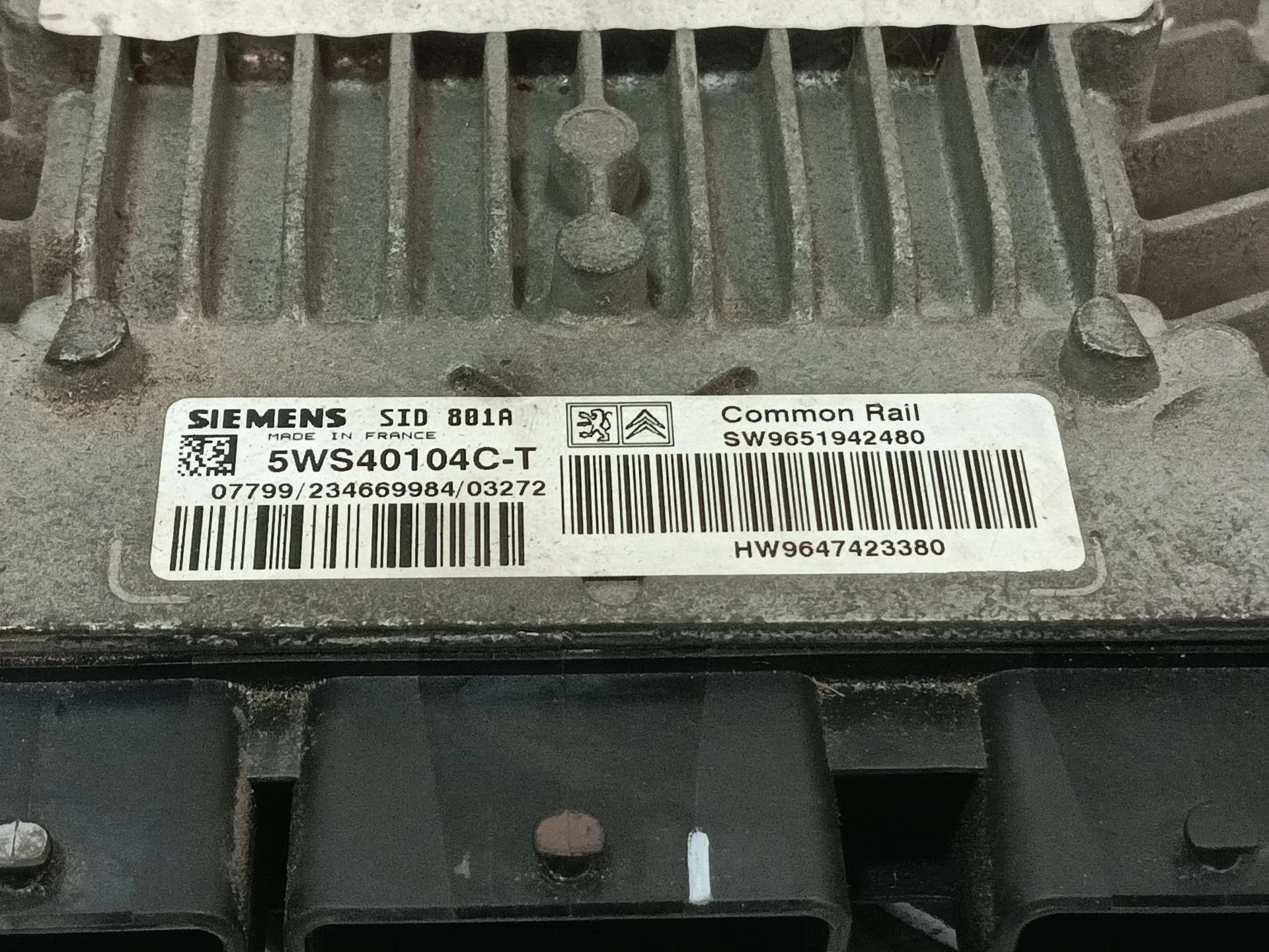 Centralita Motor Uce para Peugeot 307 (3A/C)