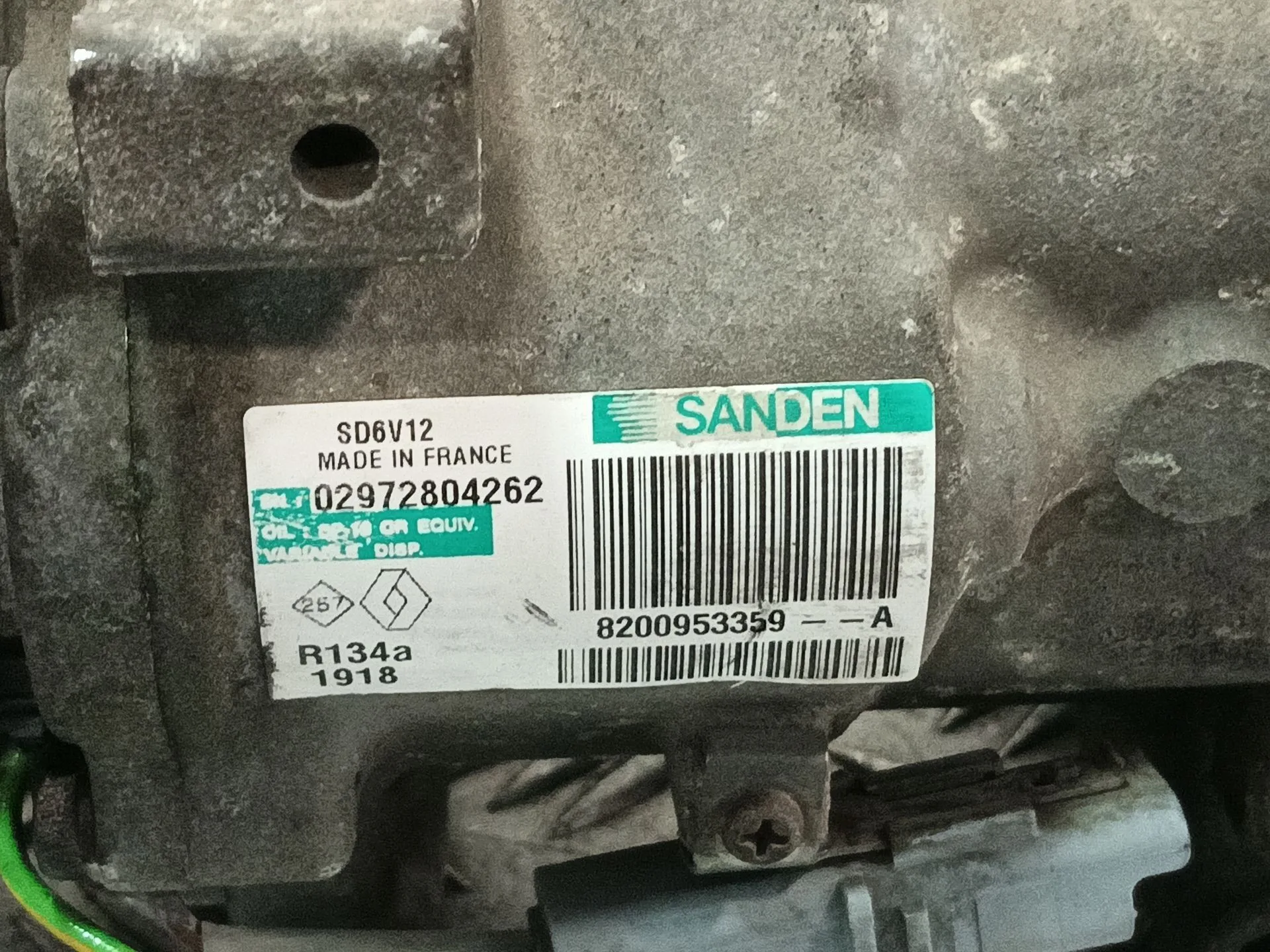 Compresor Aire Acondicionado para Renault Clio Iii