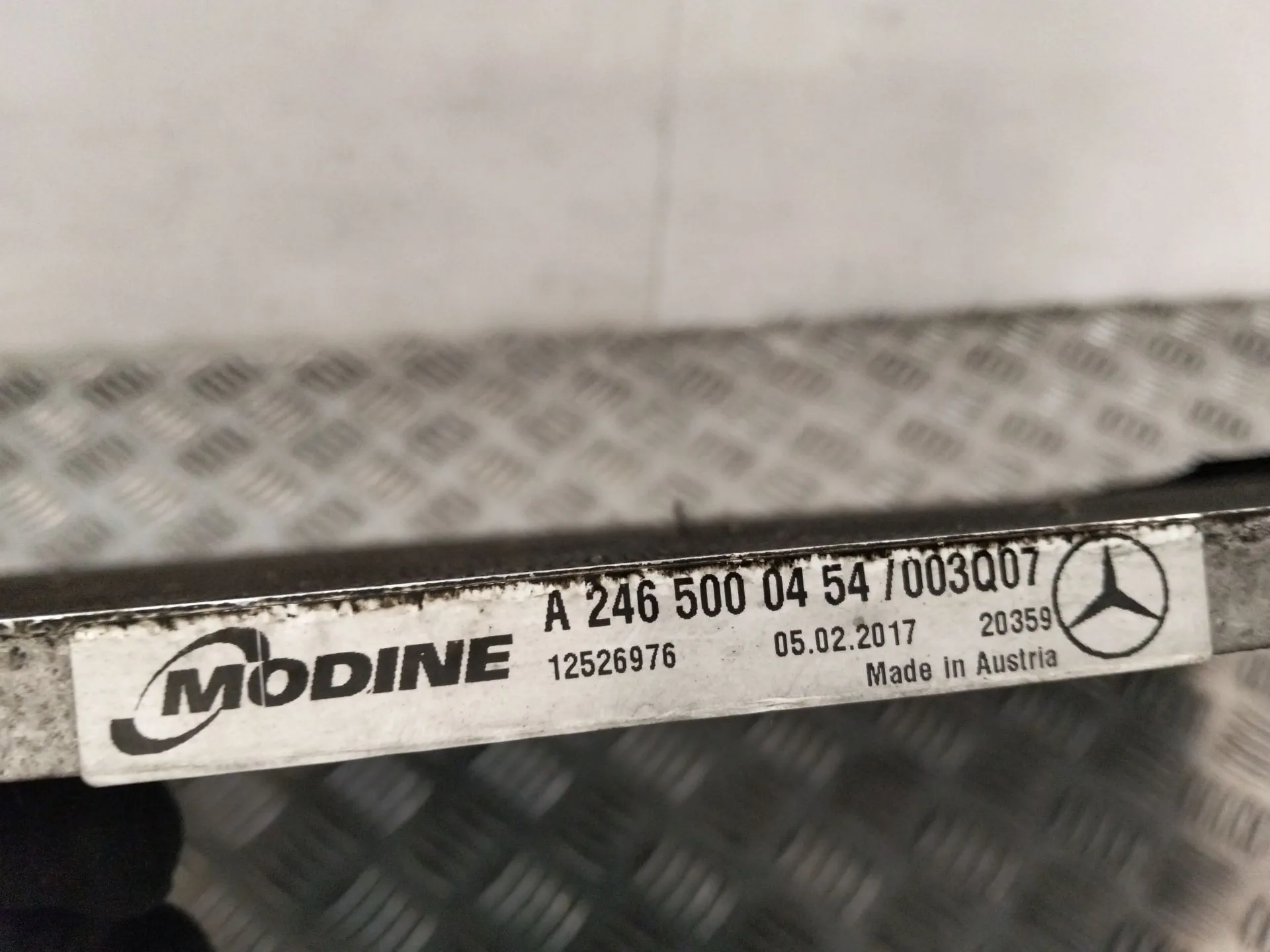 Condensador / Radiador Aire Acondicionado para Mercedes-Benz Clase A (W176)