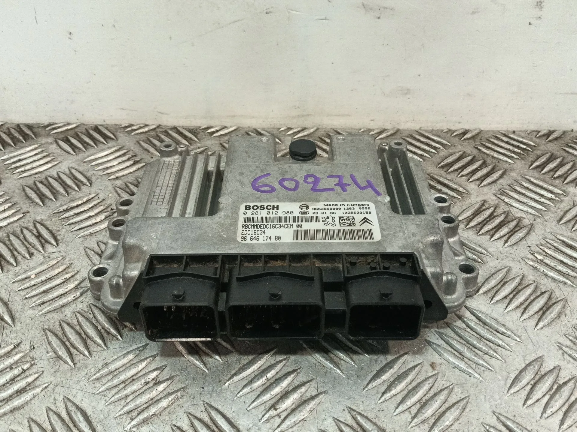 Centralita Motor Uce para Citroën C4 Picasso I Monospace (Ud_)