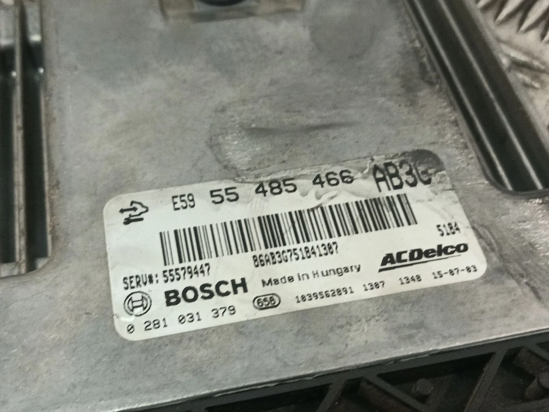 Centralita Motor Uce para Opel Insignia A (G09)