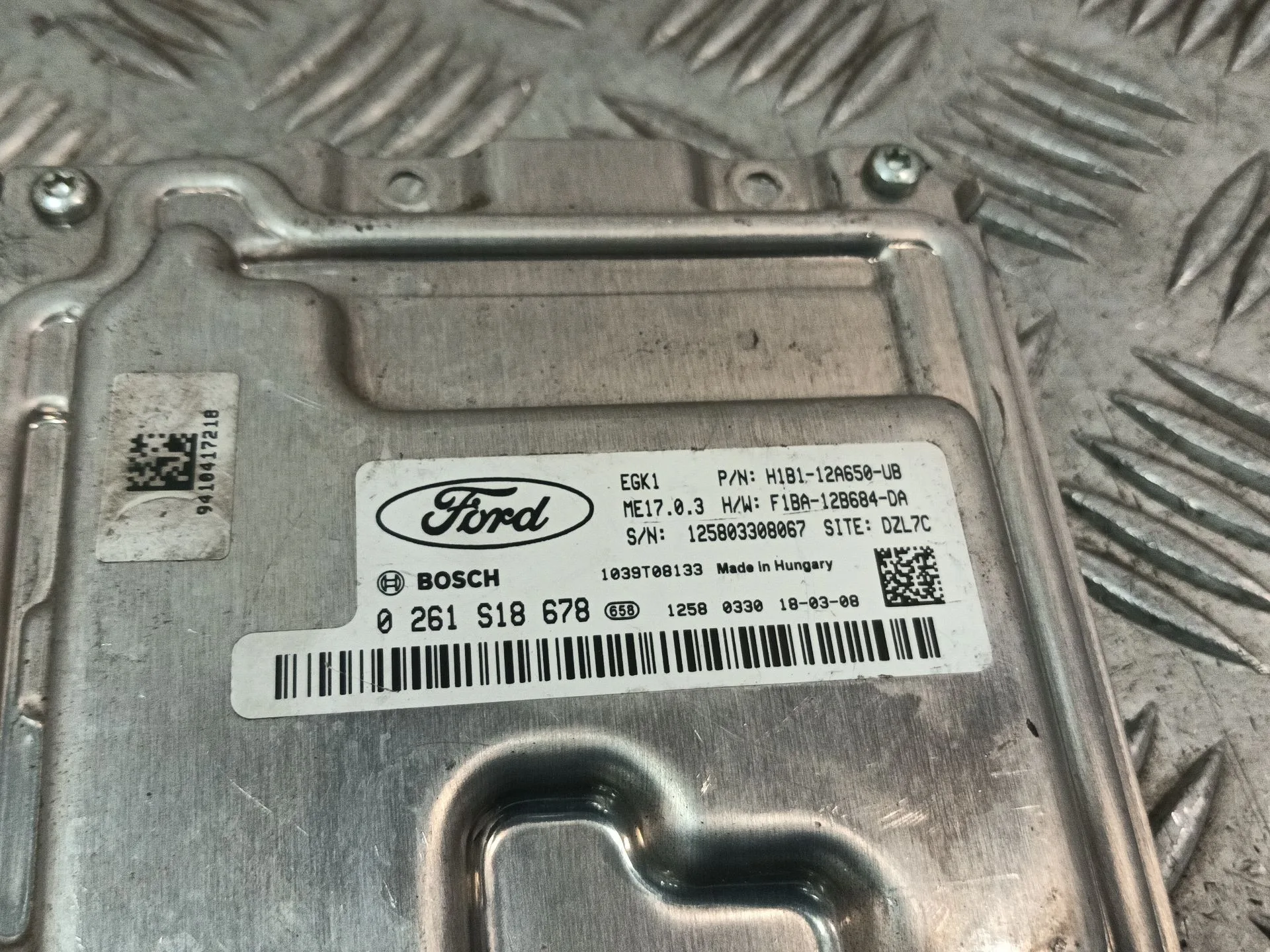 Centralita Motor Uce para Ford Fiesta Vii (Hj, Hf)