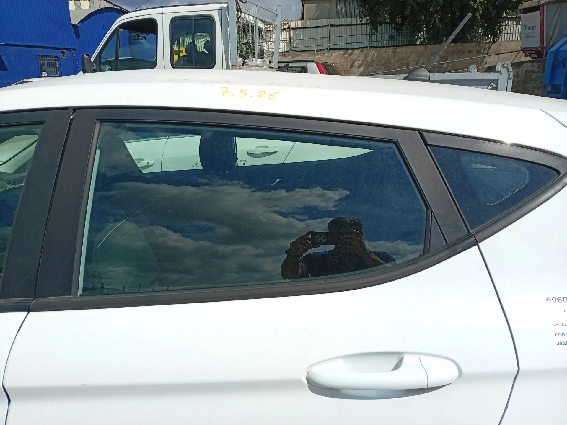 Luna Trasera Izquierda para Ford Fiesta Vii (Hj, Hf)