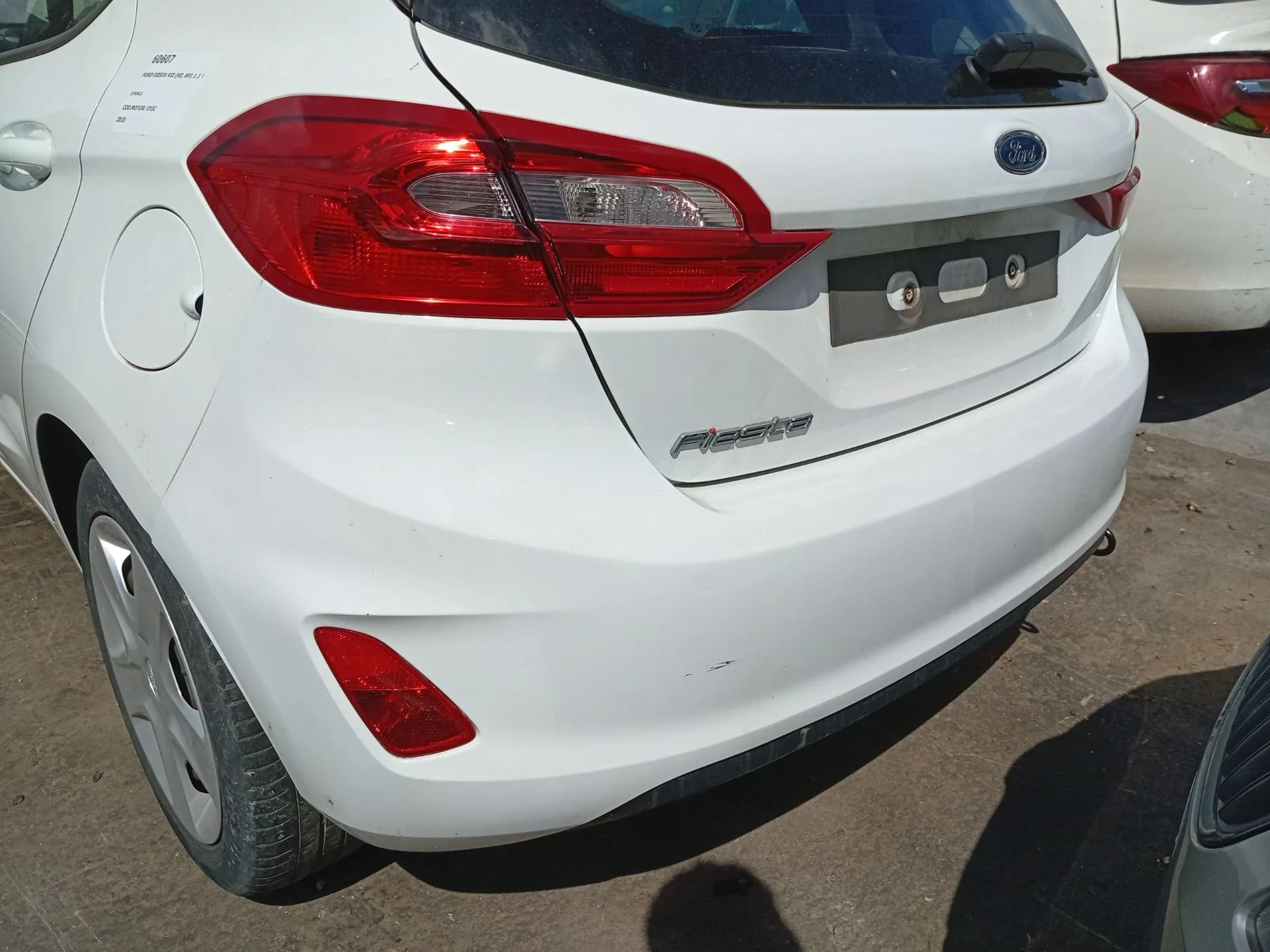 Paragolpes Trasero para Ford Fiesta Vii (Hj, Hf)