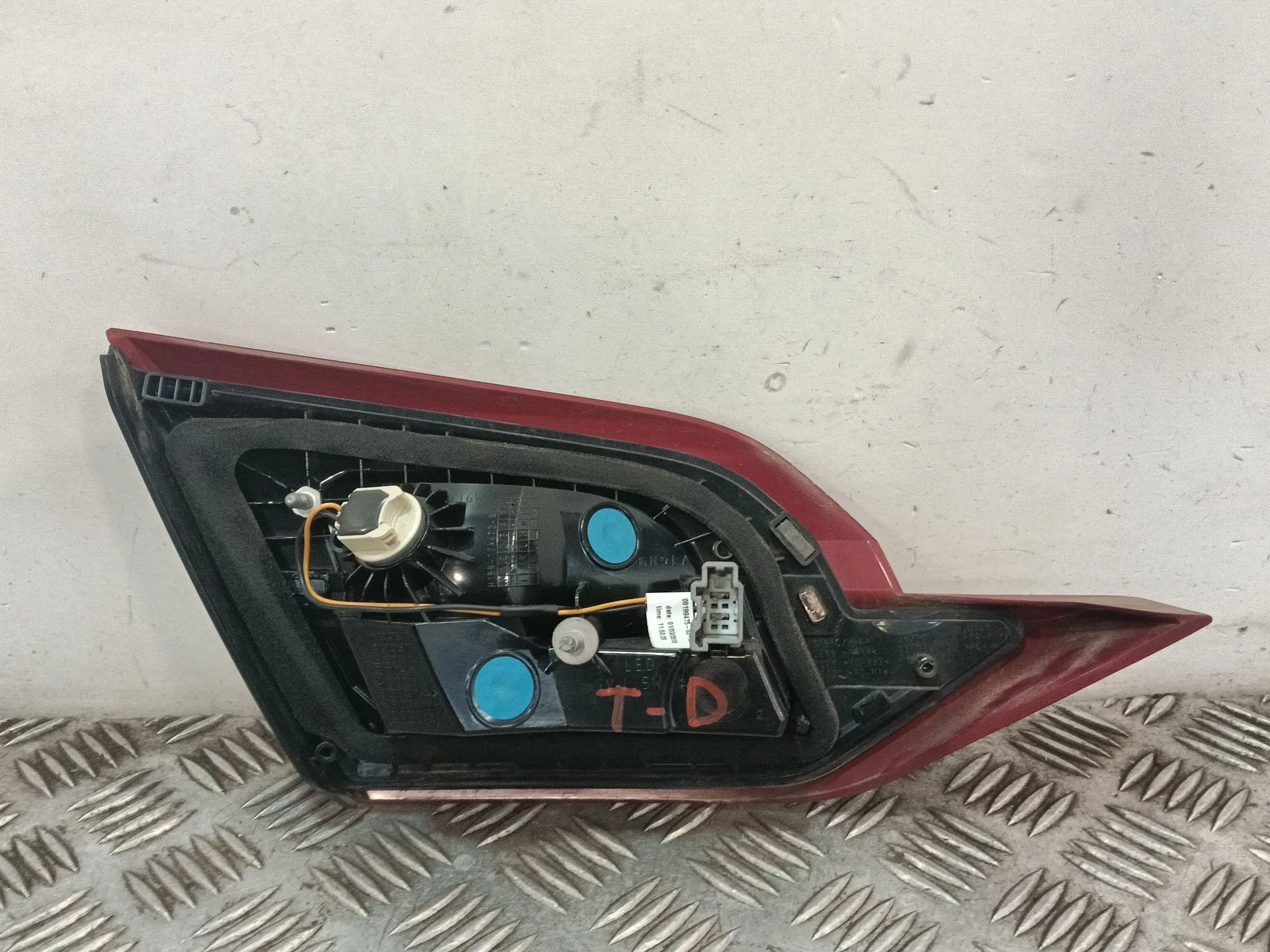 Piloto Trasero Derecho Interior para Ford Fiesta Vii (Hj, Hf)