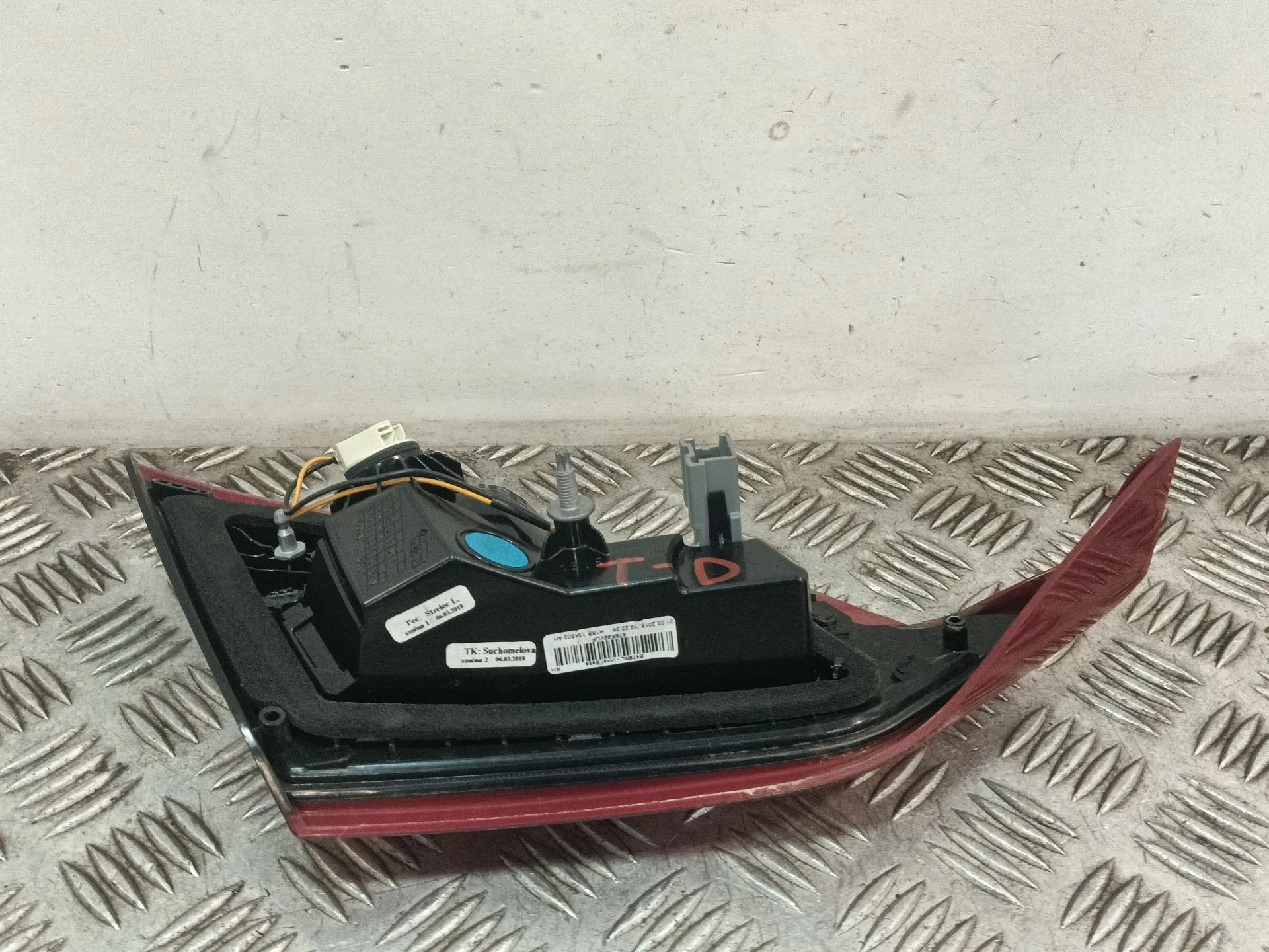 Piloto Trasero Derecho Interior para Ford Fiesta Vii (Hj, Hf)