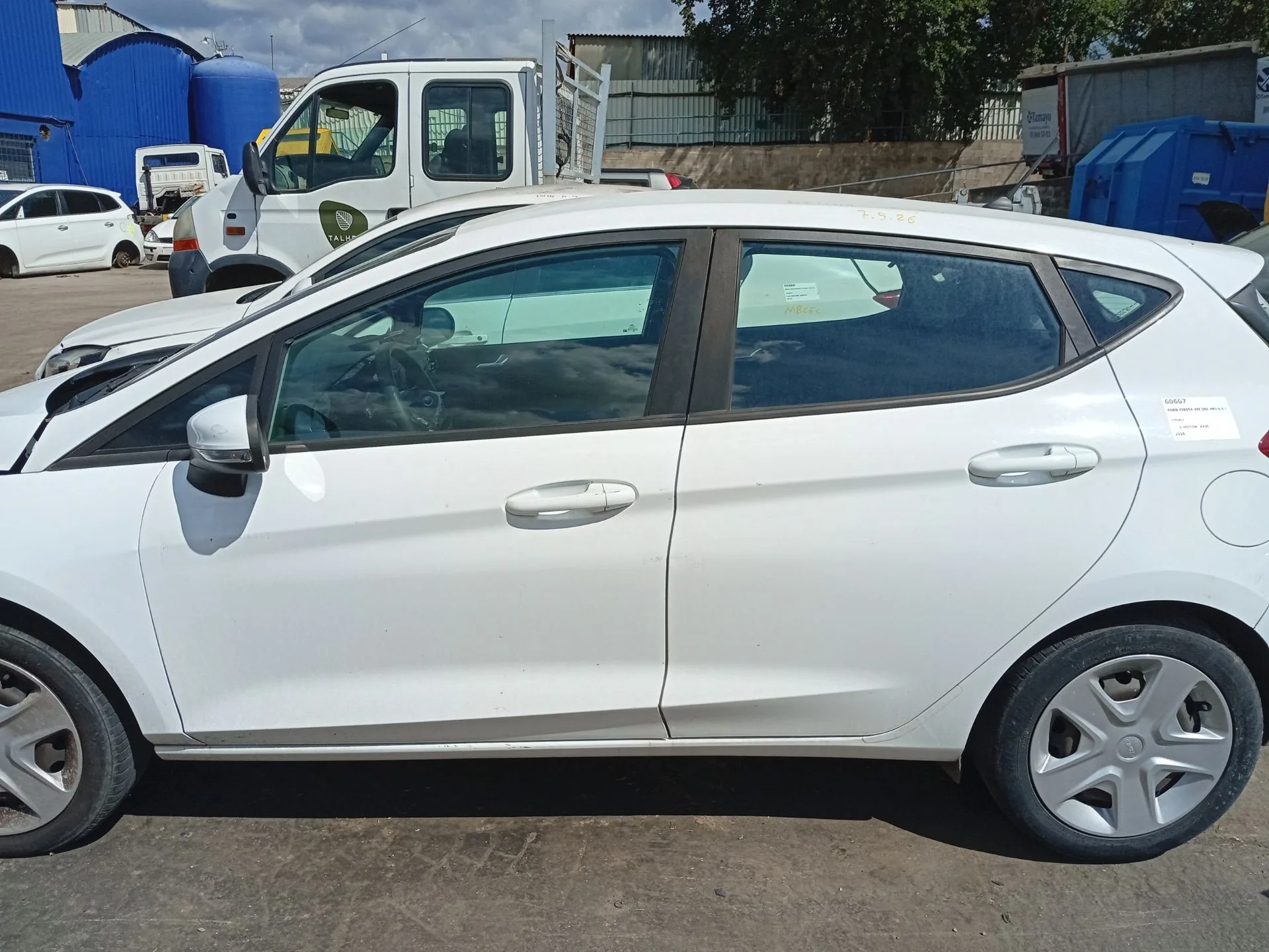 Puerta Delantera Izquierda para Ford Fiesta Vii (Hj, Hf)
