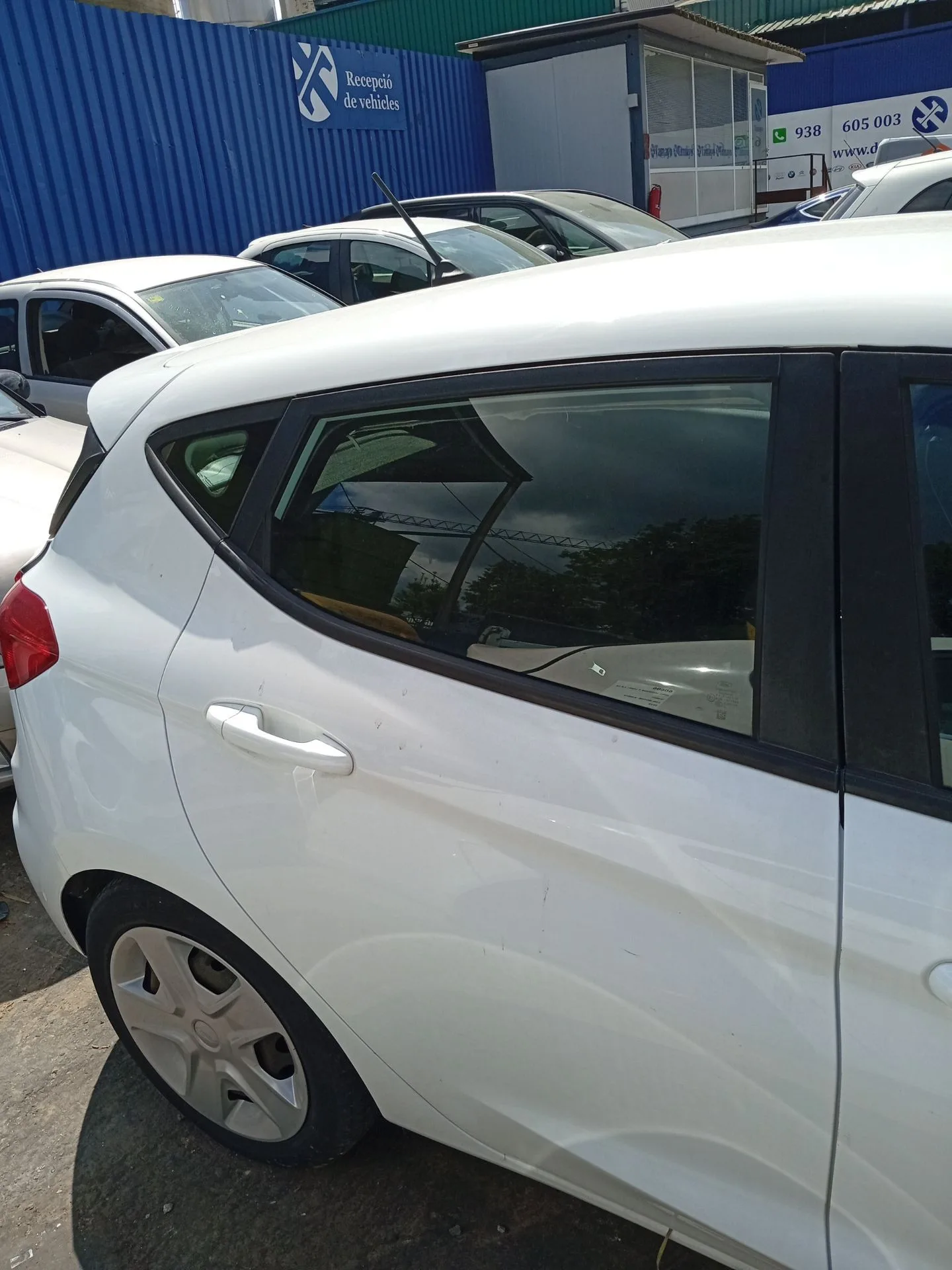 Puerta Trasera Derecha para Ford Fiesta Vii (Hj, Hf)