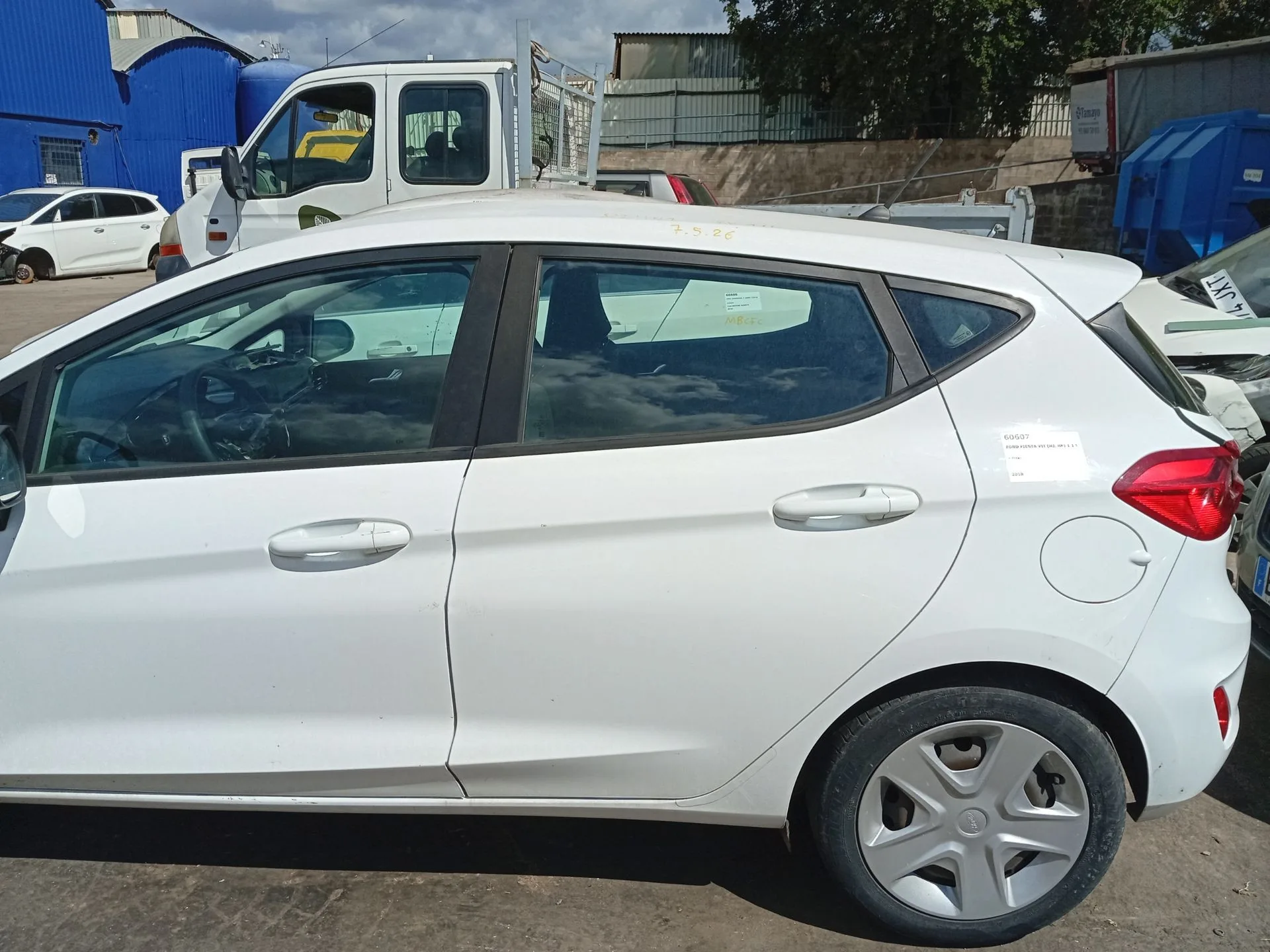 Puerta Trasera Izquierda para Ford Fiesta Vii (Hj, Hf)