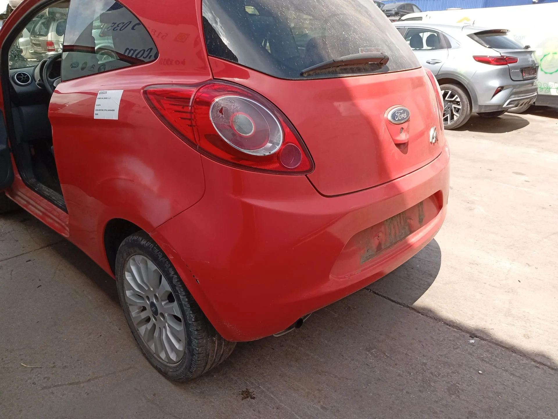 Paragolpes Trasero para Ford Ka (Ru8)