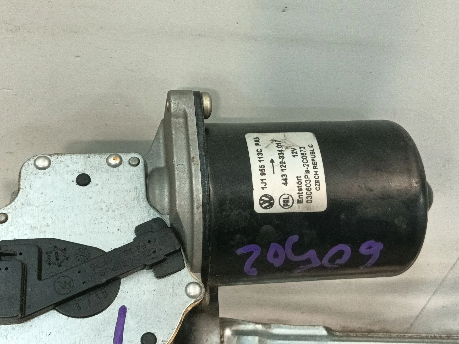 Motor Limpia Delantero para Seat Leon (1M1)