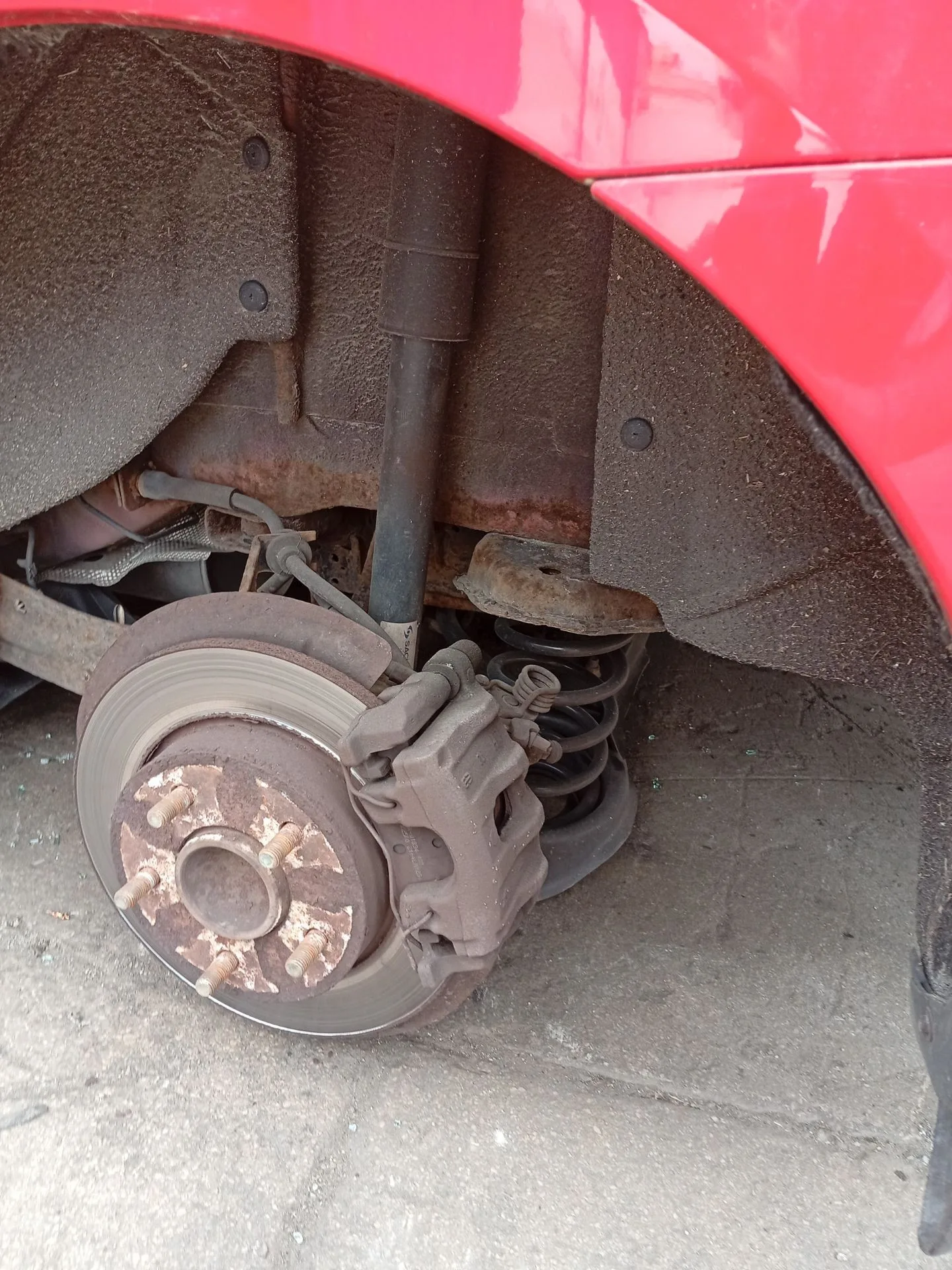 Amortiguador Trasero Izquierdo para Mazda 3 (Bk)
