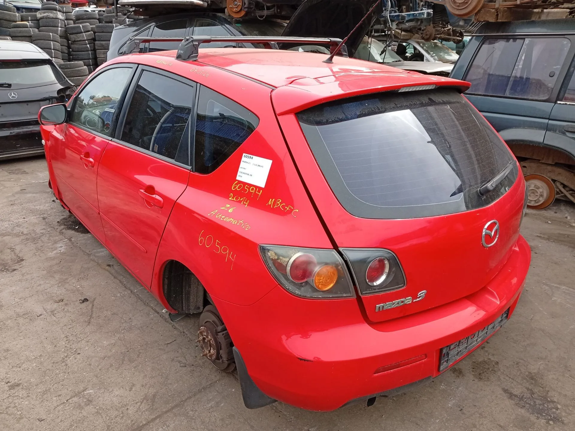 Barra Estabilizadora Trasera para Mazda 3 (Bk)