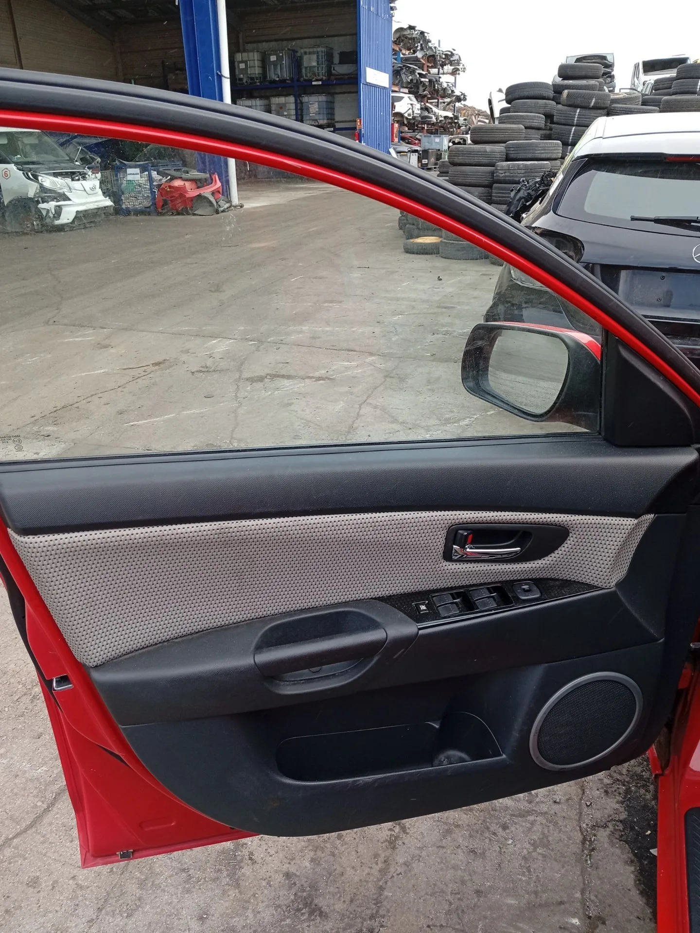 Elevalunas Delantero Izquierdo para Mazda 3 (Bk)