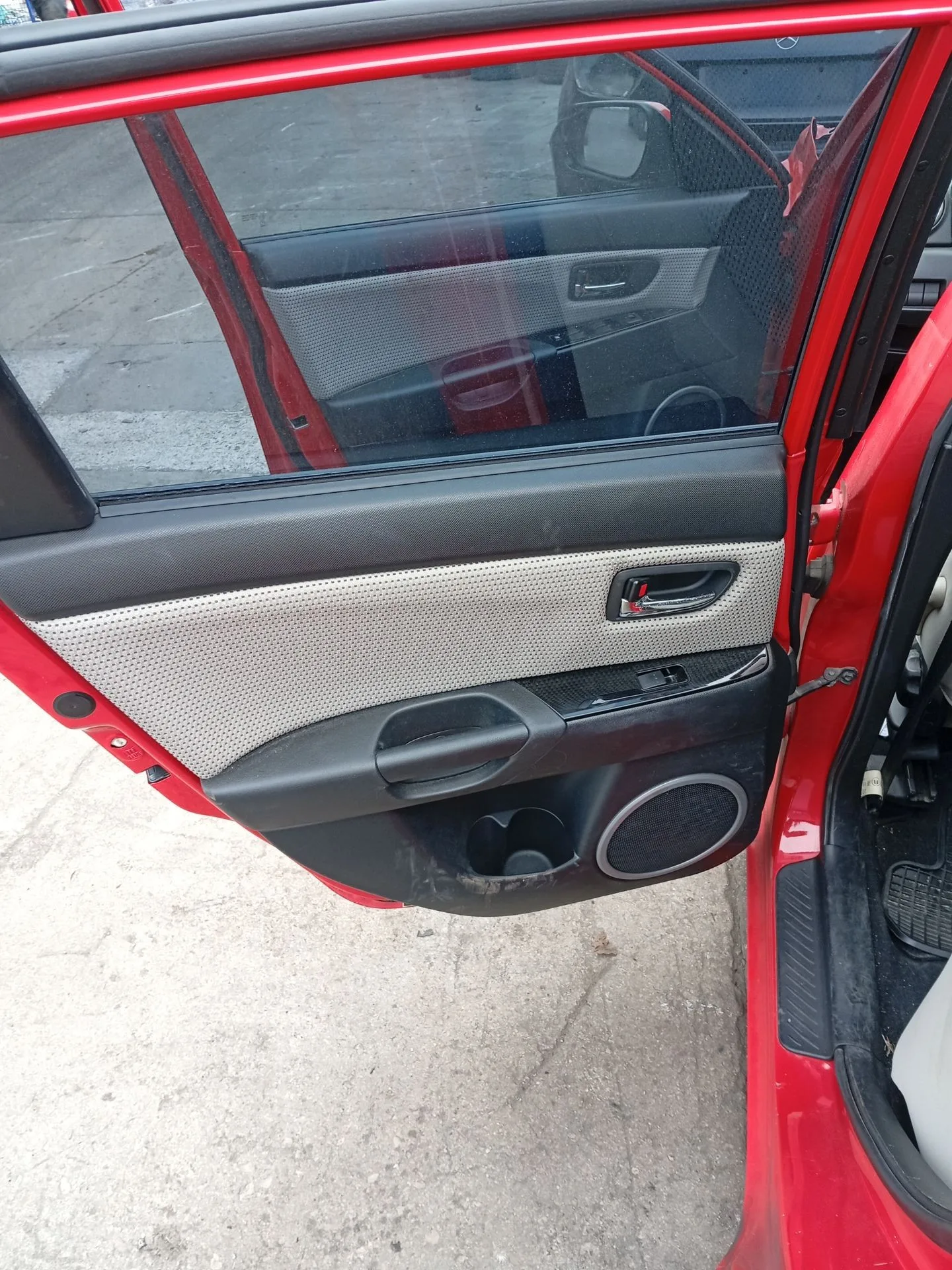 Elevalunas Trasero Izquierdo para Mazda 3 (Bk)