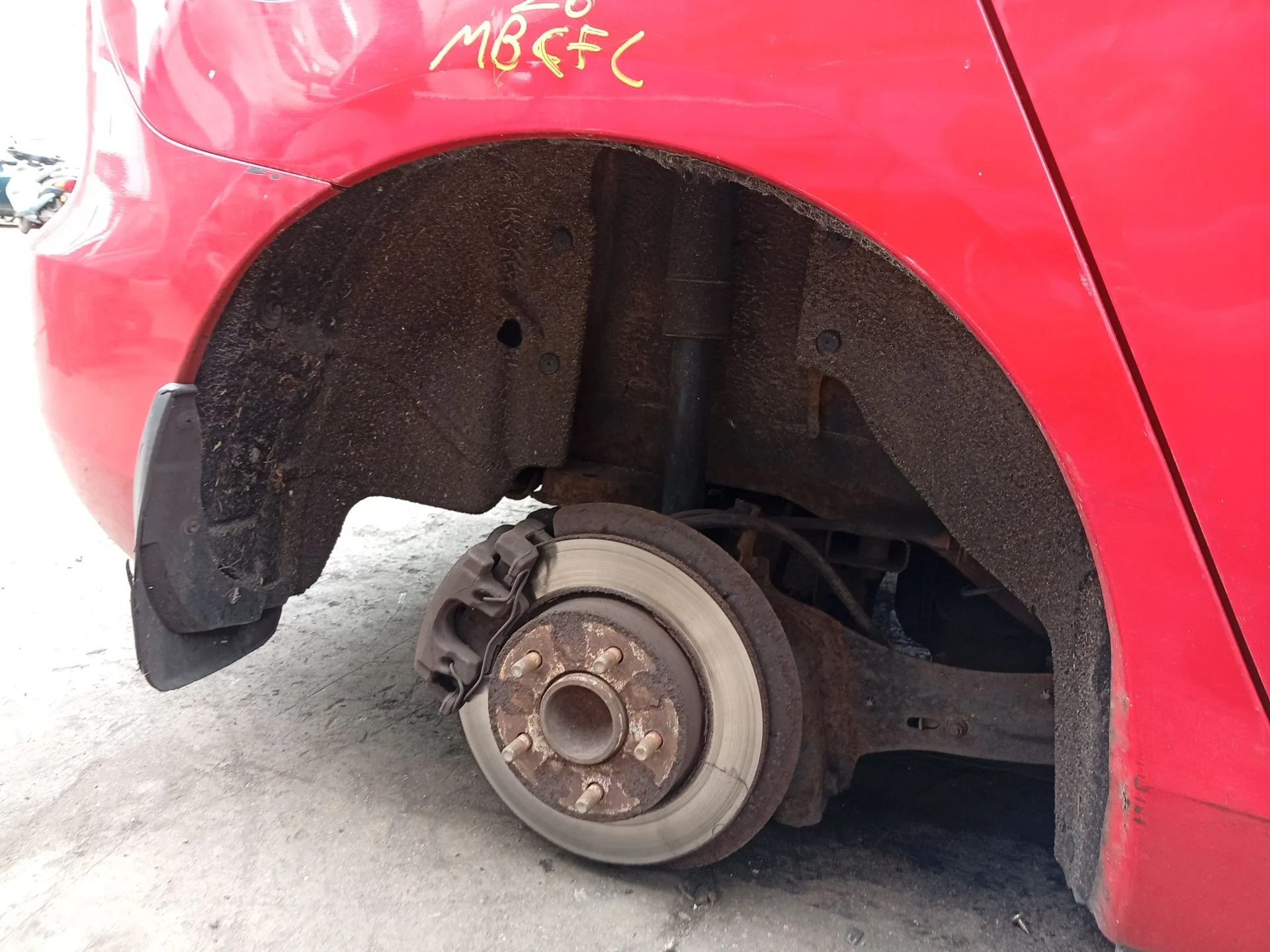 Paso De Rueda Trasero Derecho para Mazda 3 (Bk)