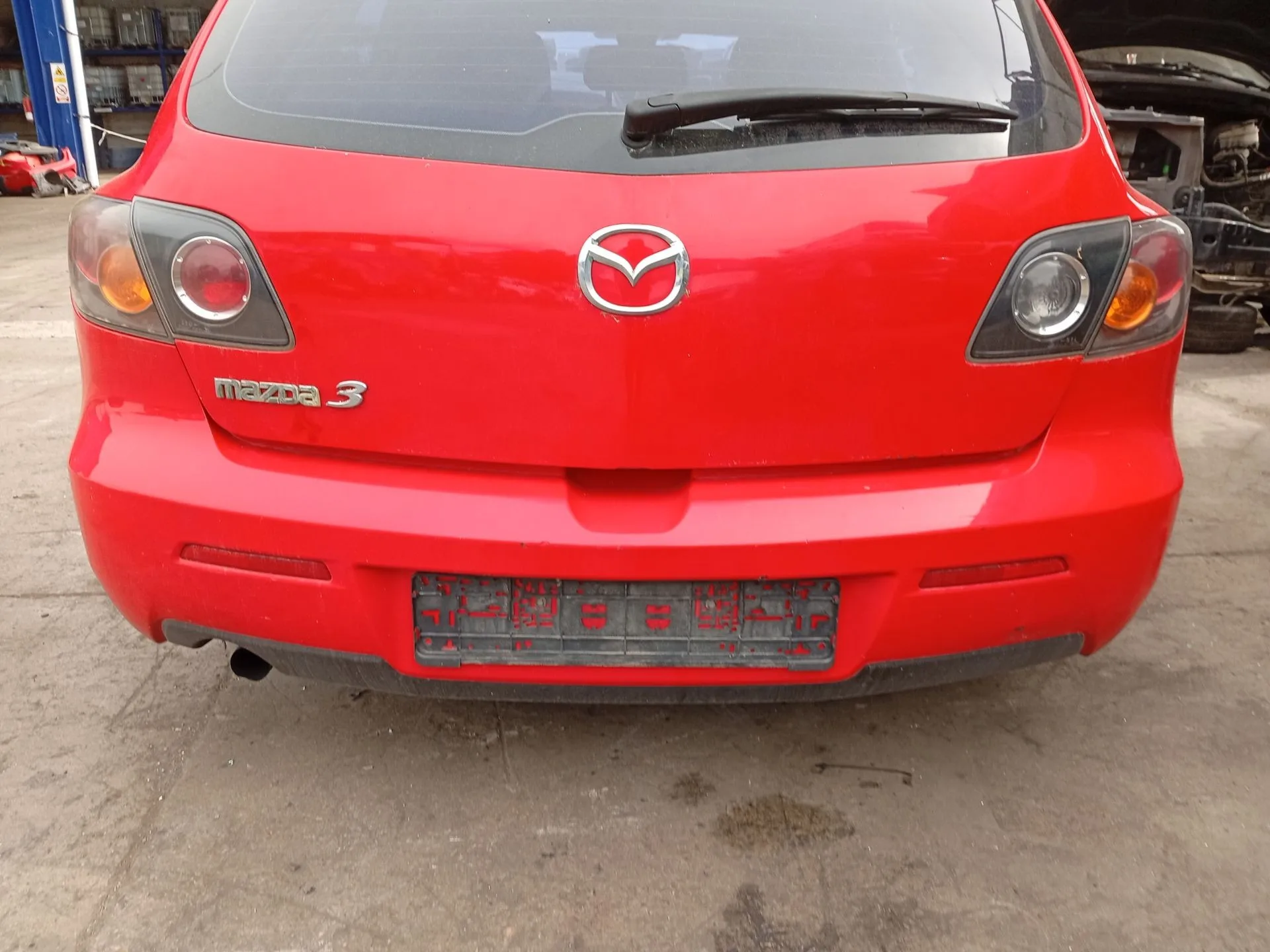 Refuerzo Paragolpes Trasero para Mazda 3 (Bk)