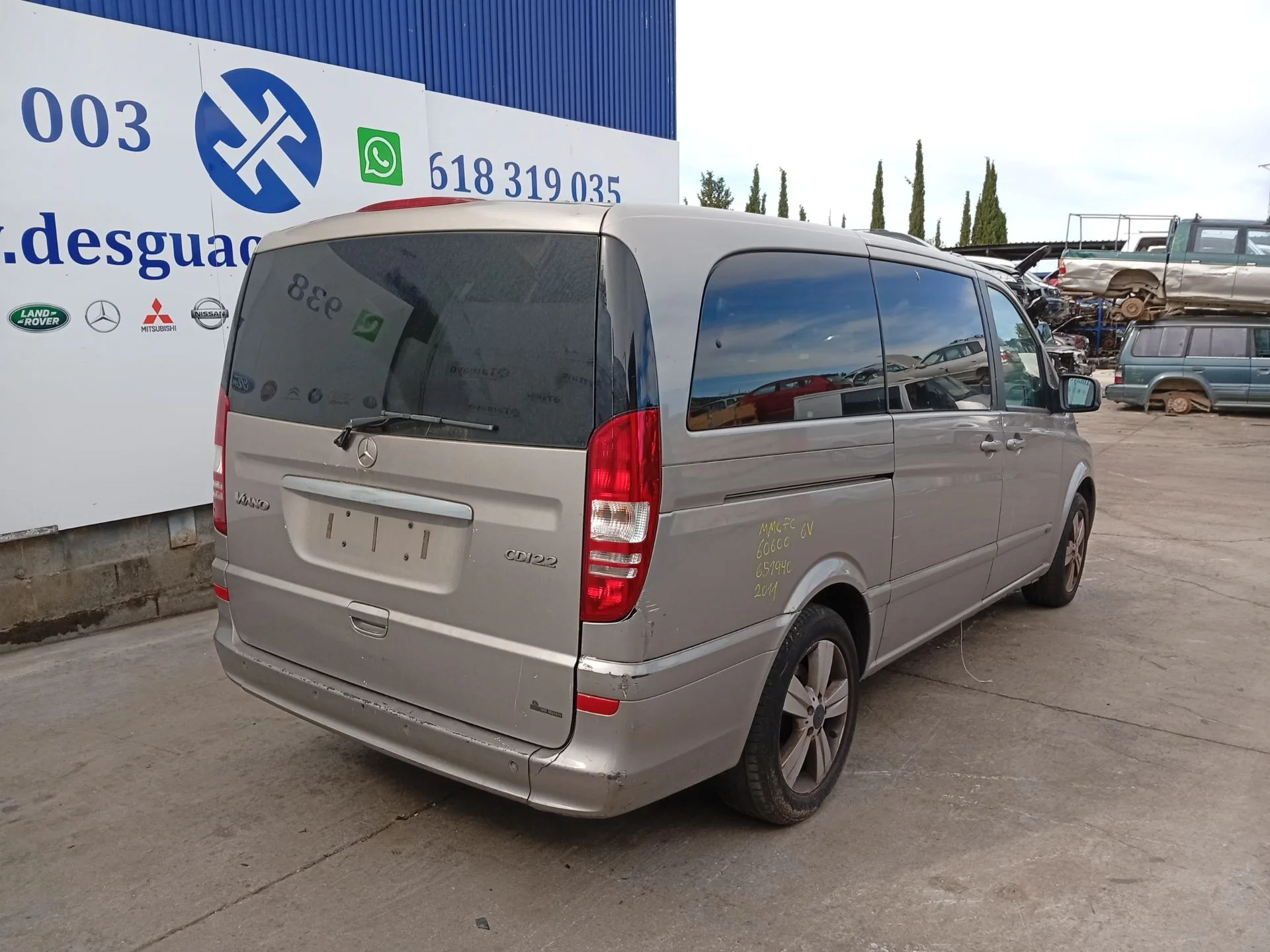Barra Estabilizadora Trasera para Mercedes-Benz Viano (W639)