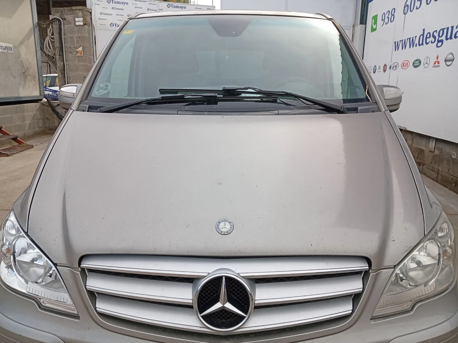 Motor Limpia Delantero para Mercedes-Benz Viano (W639)