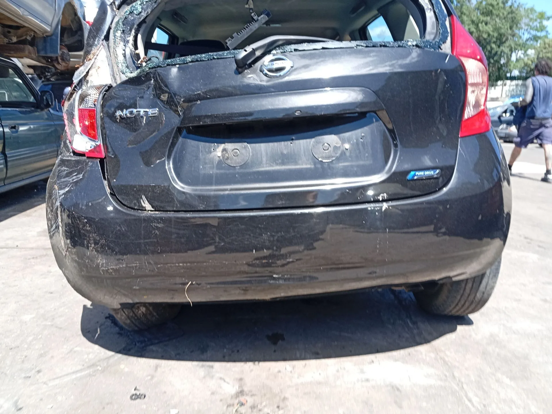 Refuerzo Paragolpes Trasero para Nissan Note (E12)