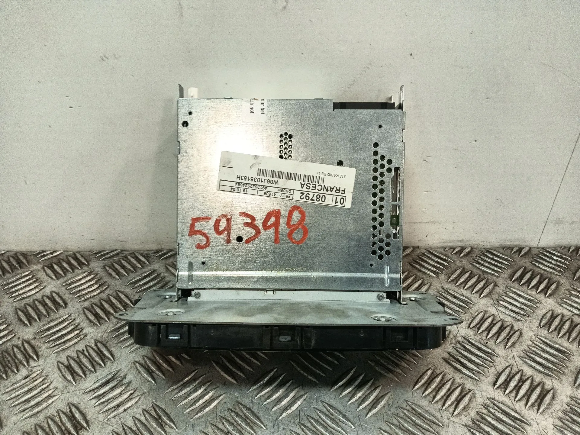 Sistema Audio / Radio Cd para Seat Ibiza Iv (6J5, 6P1)