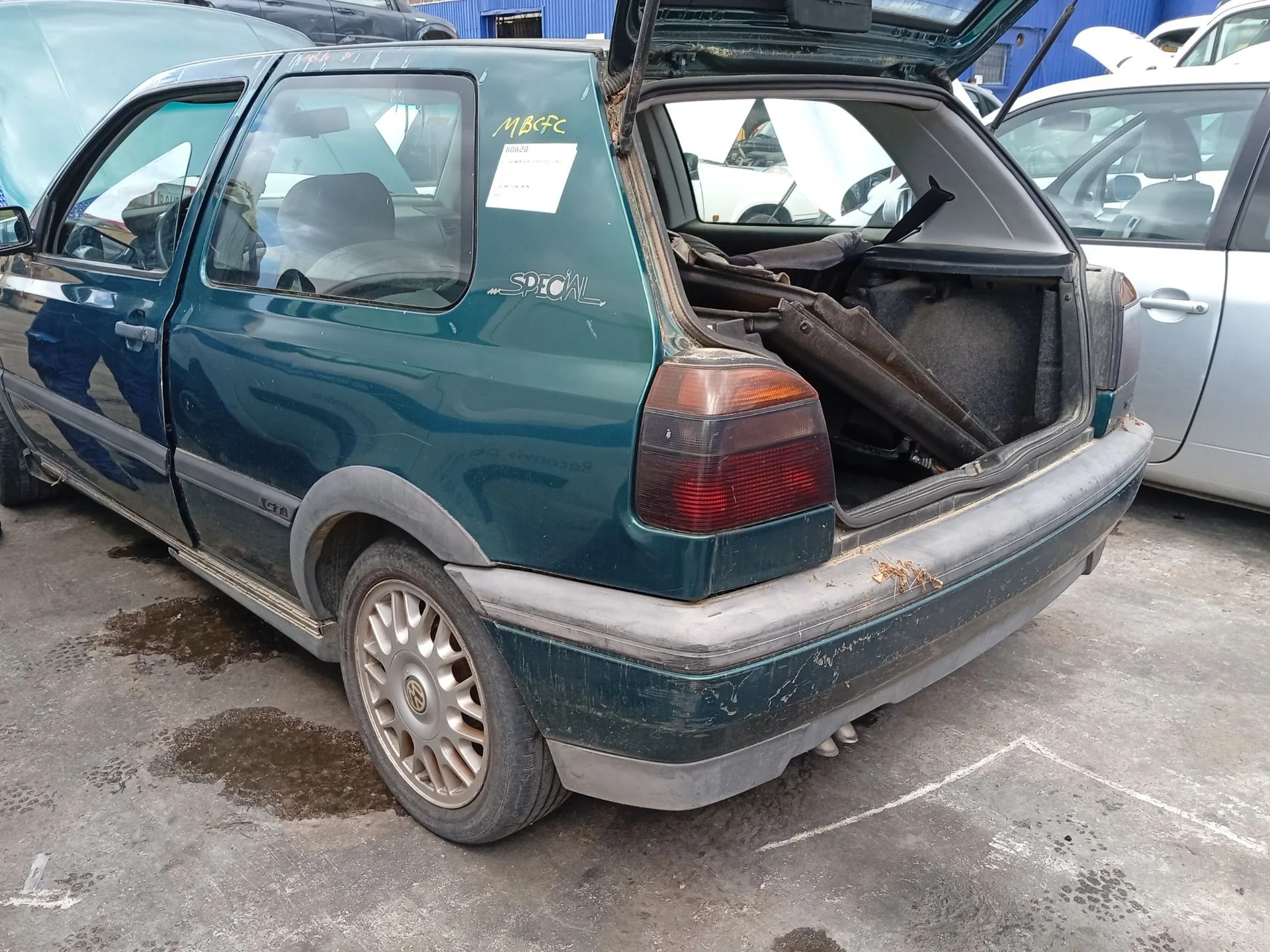Amortiguador Trasero Izquierdo para Volkswagen Golf Iii (1H1)