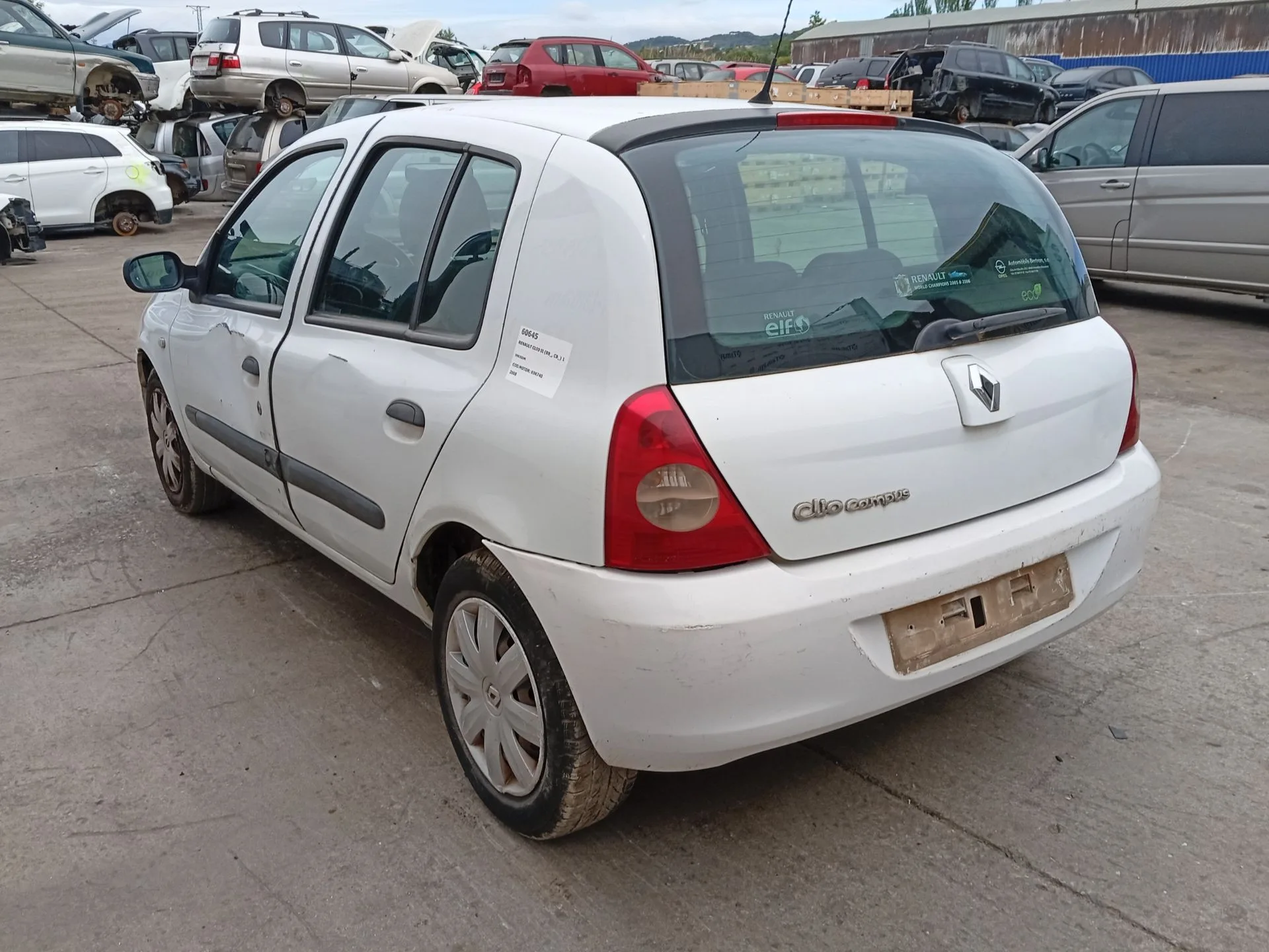 Amortiguador Trasero Izquierdo para Renault Clio Ii (Bb_, Cb_)