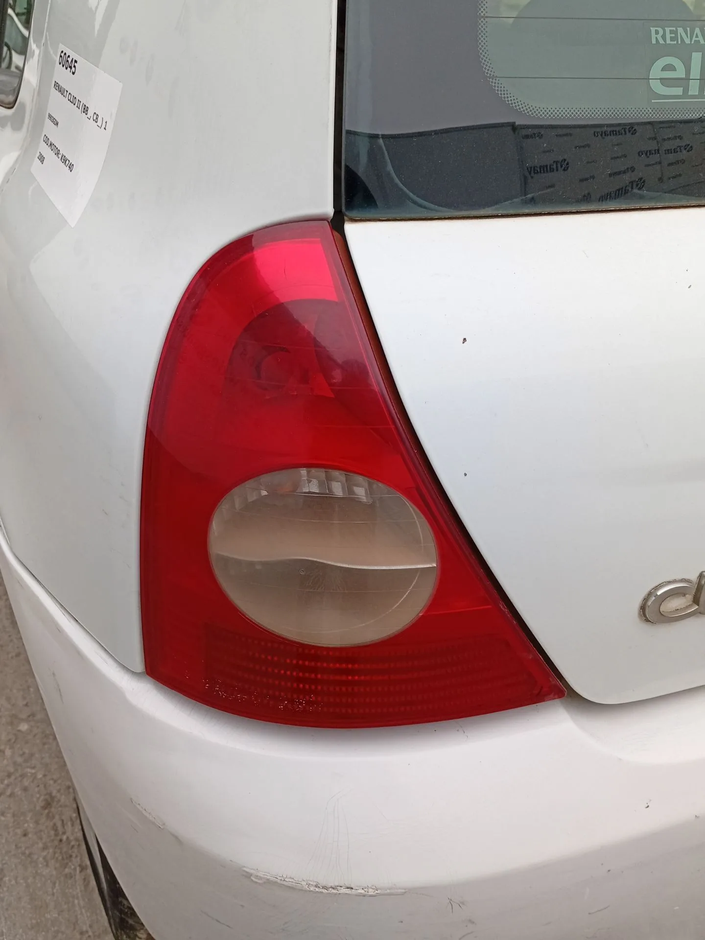Piloto Trasero Izquierdo para Renault Clio Ii (Bb_, Cb_)
