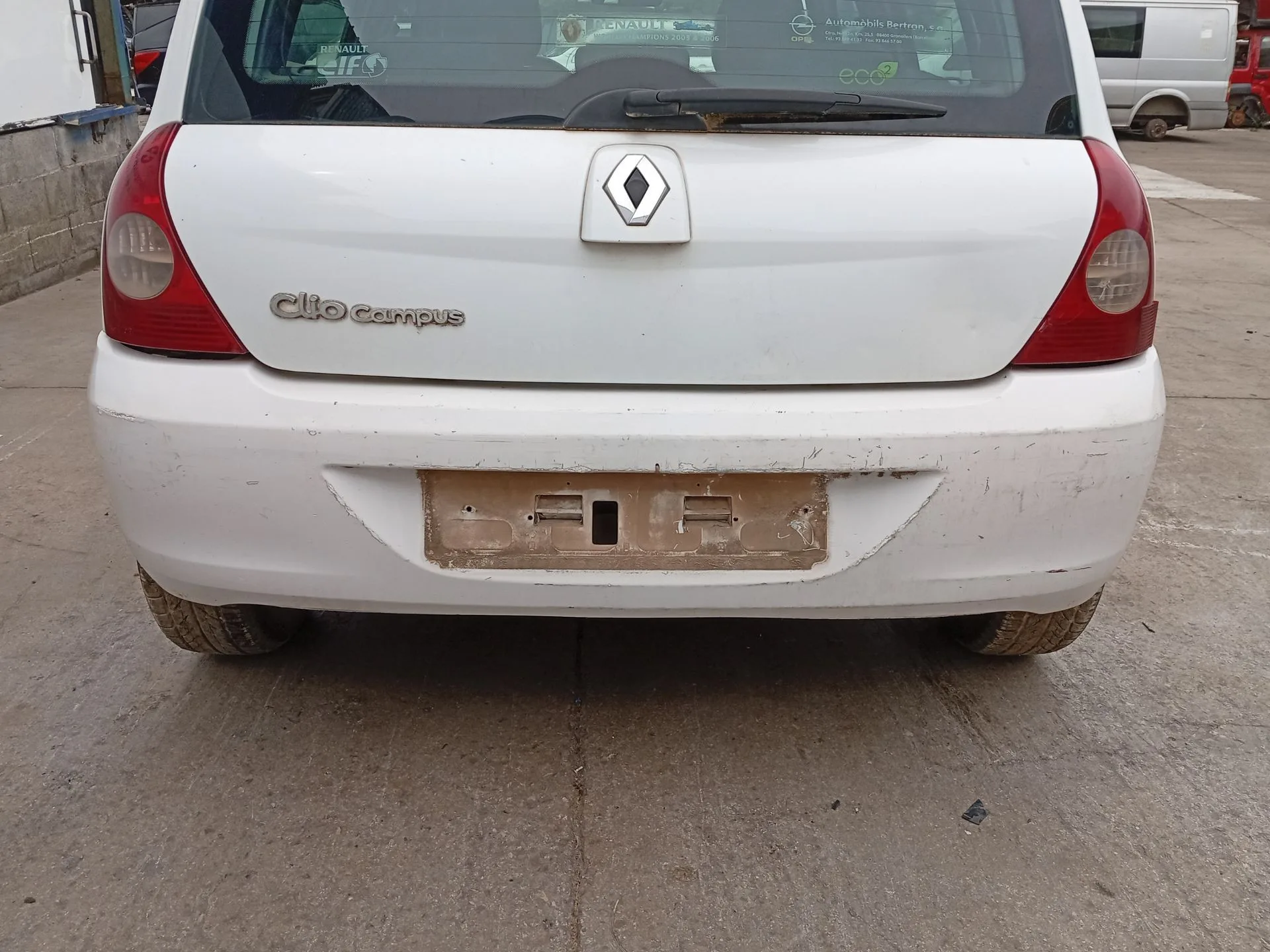Refuerzo Paragolpes Trasero para Renault Clio Ii (Bb_, Cb_)