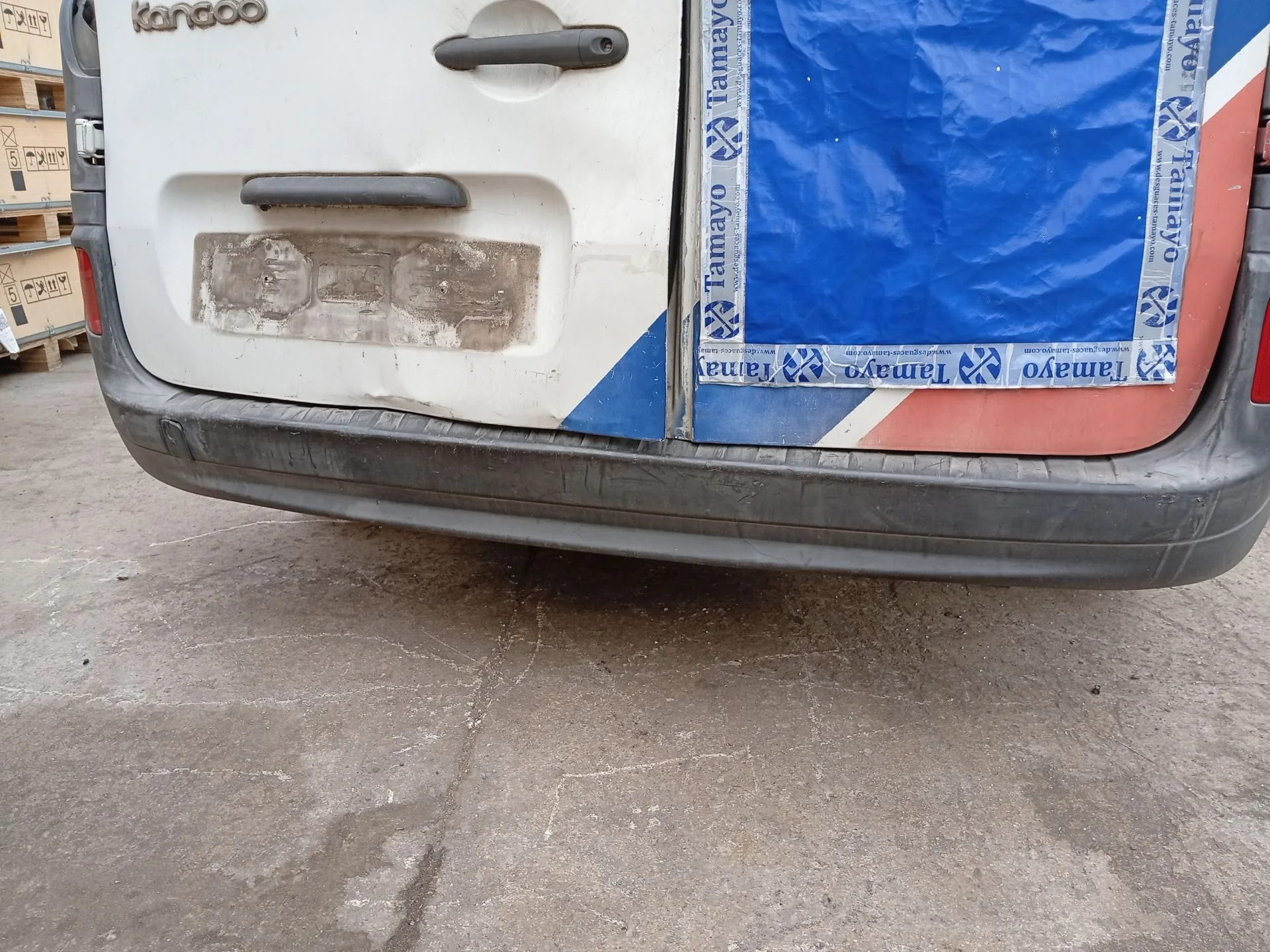 Paragolpes Trasero para Renault Kangoo Express (Fw0/1_)
