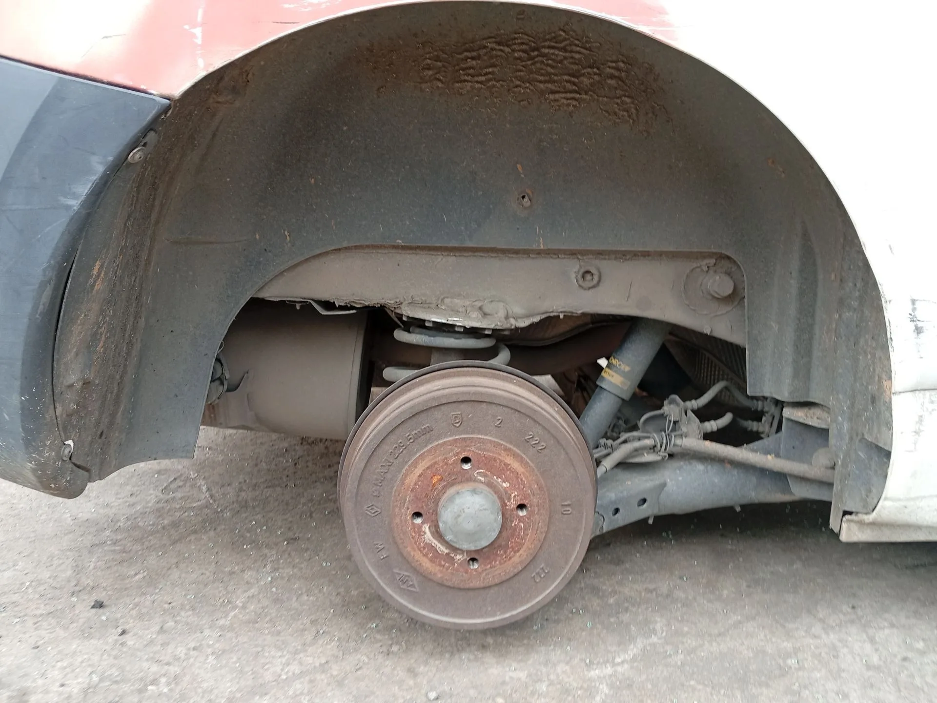 Paso De Rueda Trasero Derecho para Renault Kangoo Express (Fw0/1_)